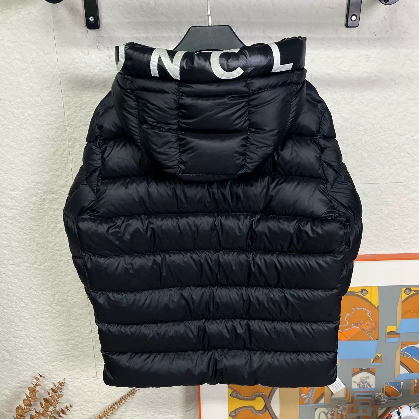 Moncler Moncler Logo Black Down Jacket Size US L / EU 52-54 / 3 - 2 Thumbnail