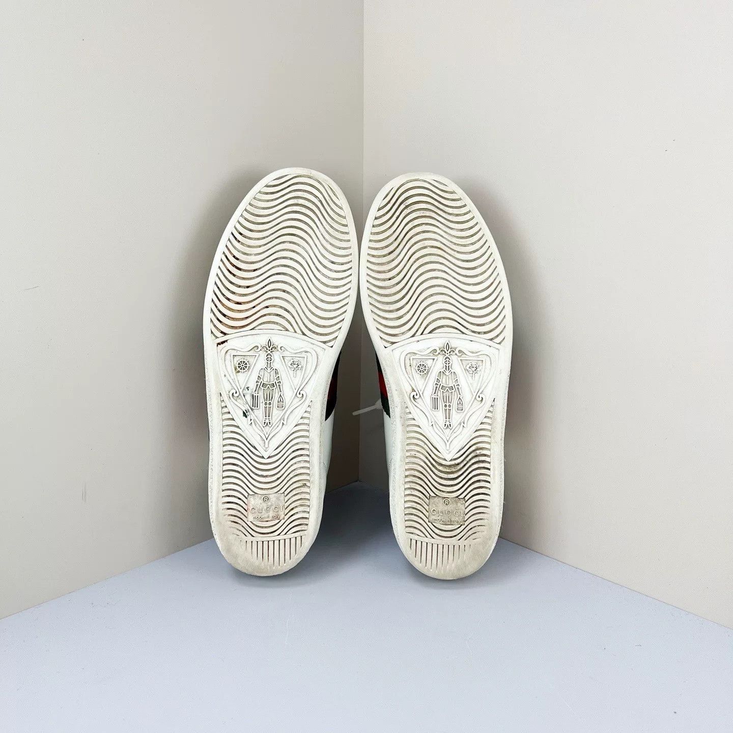 Gucci Gucci Double G Apple Embroidery White Sneakers Size US 5.5 / IT 35.5 - 5 Thumbnail