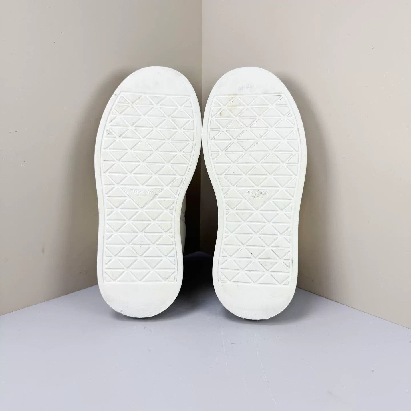 Prada Prada Marco Triangle Logo Thick Sole Sneakers Size US 4.5 / IT 34.5 - 5 Thumbnail