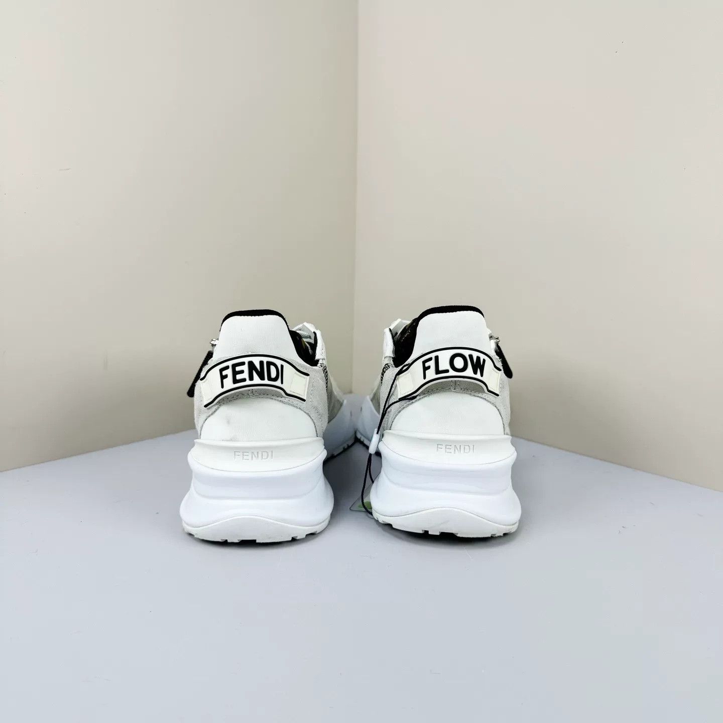 Fendi Fendi Black White Nylon Casual Shoes Size US 4 / IT 34 - 3 Thumbnail