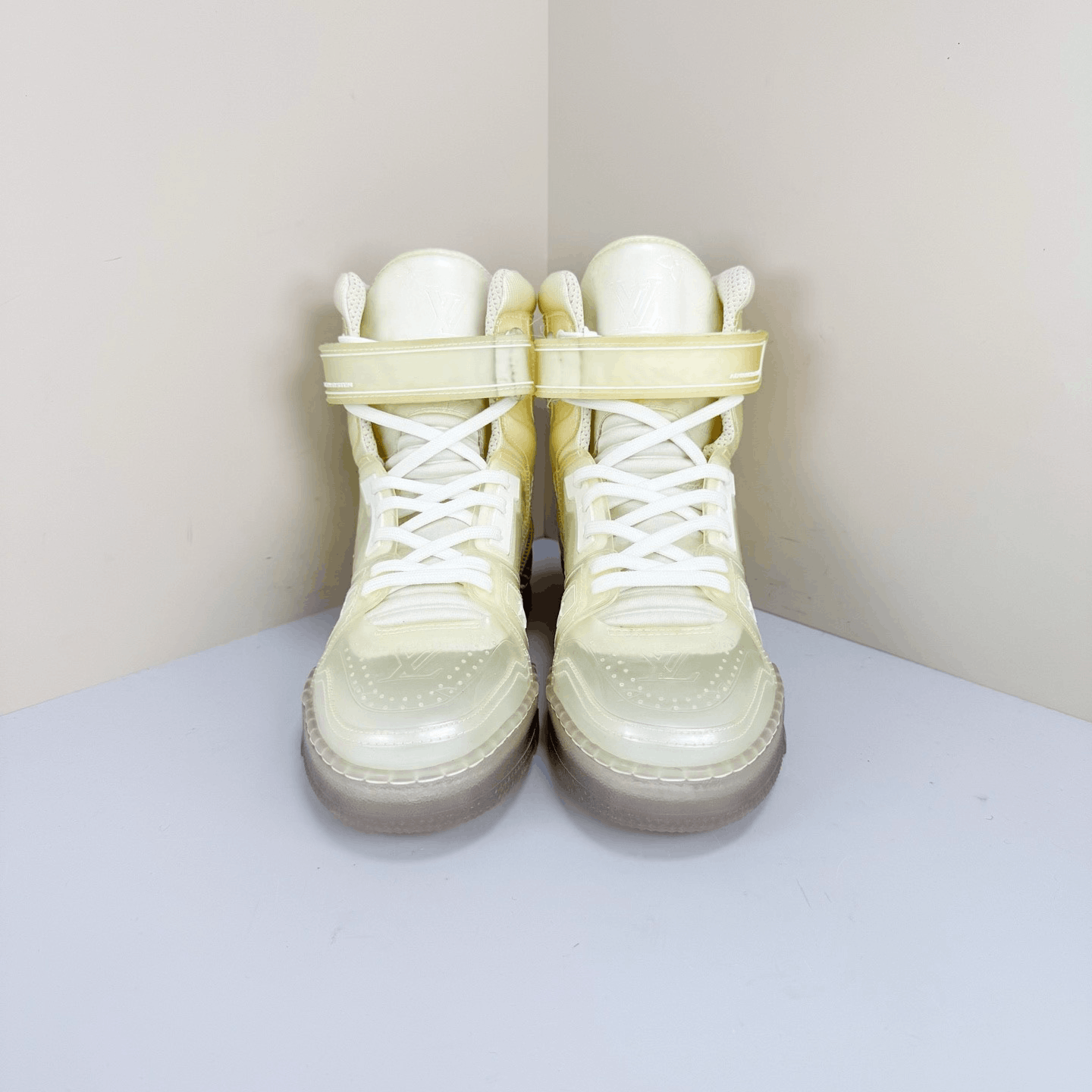 Louis Vuitton Louis Vuitton Transparent High-Top Trainer Sneakers Size US 5 / EU 37 - 2 Thumbnail