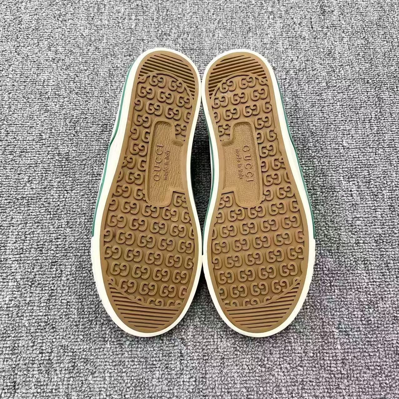 Gucci Gucci 1977 Distressed Canvas Sneakers Size US 4 / IT 34 - 5 Thumbnail
