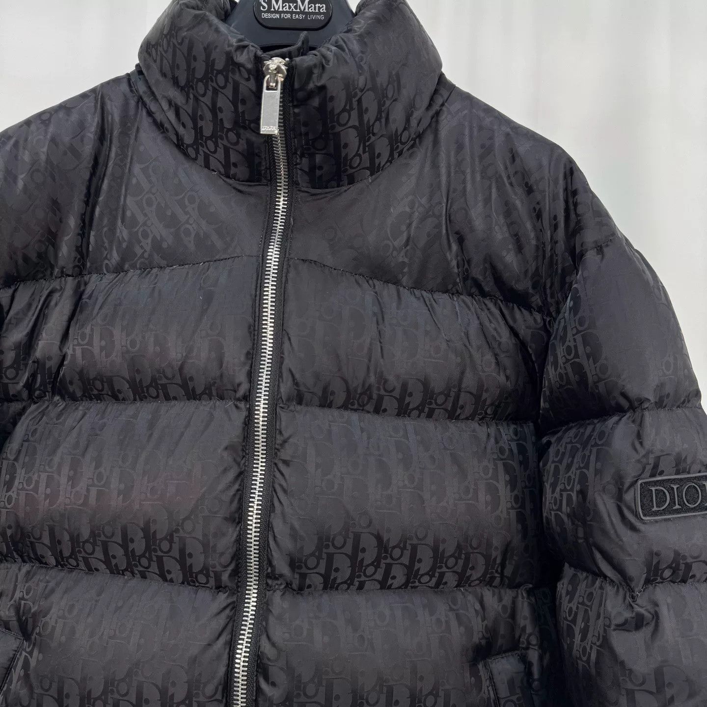 Dior Dior Black Monogram Print Down Jacket Size US L / EU 52-54 / 3 - 3 Thumbnail