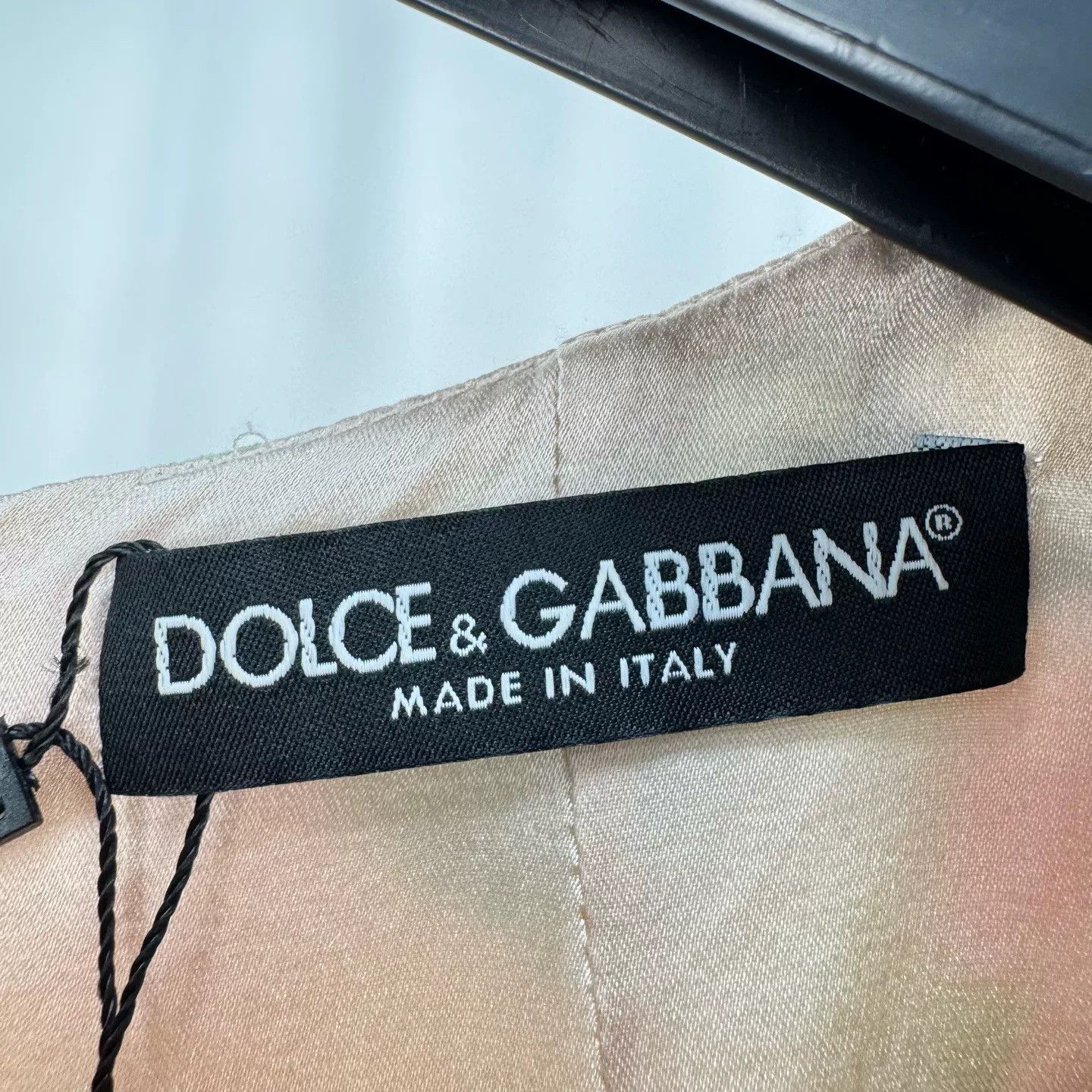 Dolce & Gabbana Dolce&Gabbana Crystal Buckle Rose Silk Dress Size S / US 4 / IT 40 - 5 Thumbnail