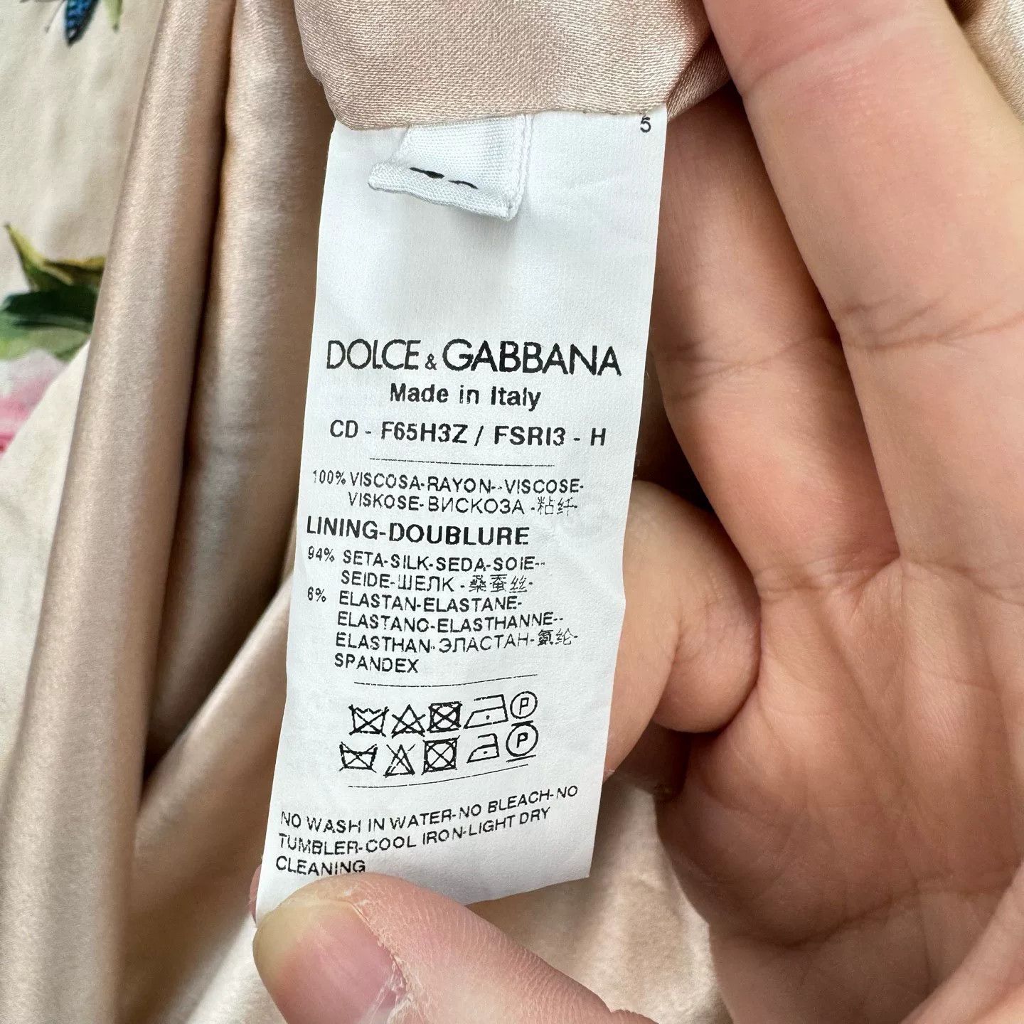 Dolce & Gabbana Dolce&Gabbana Crystal Buckle Rose Silk Dress Size S / US 4 / IT 40 - 6 Thumbnail