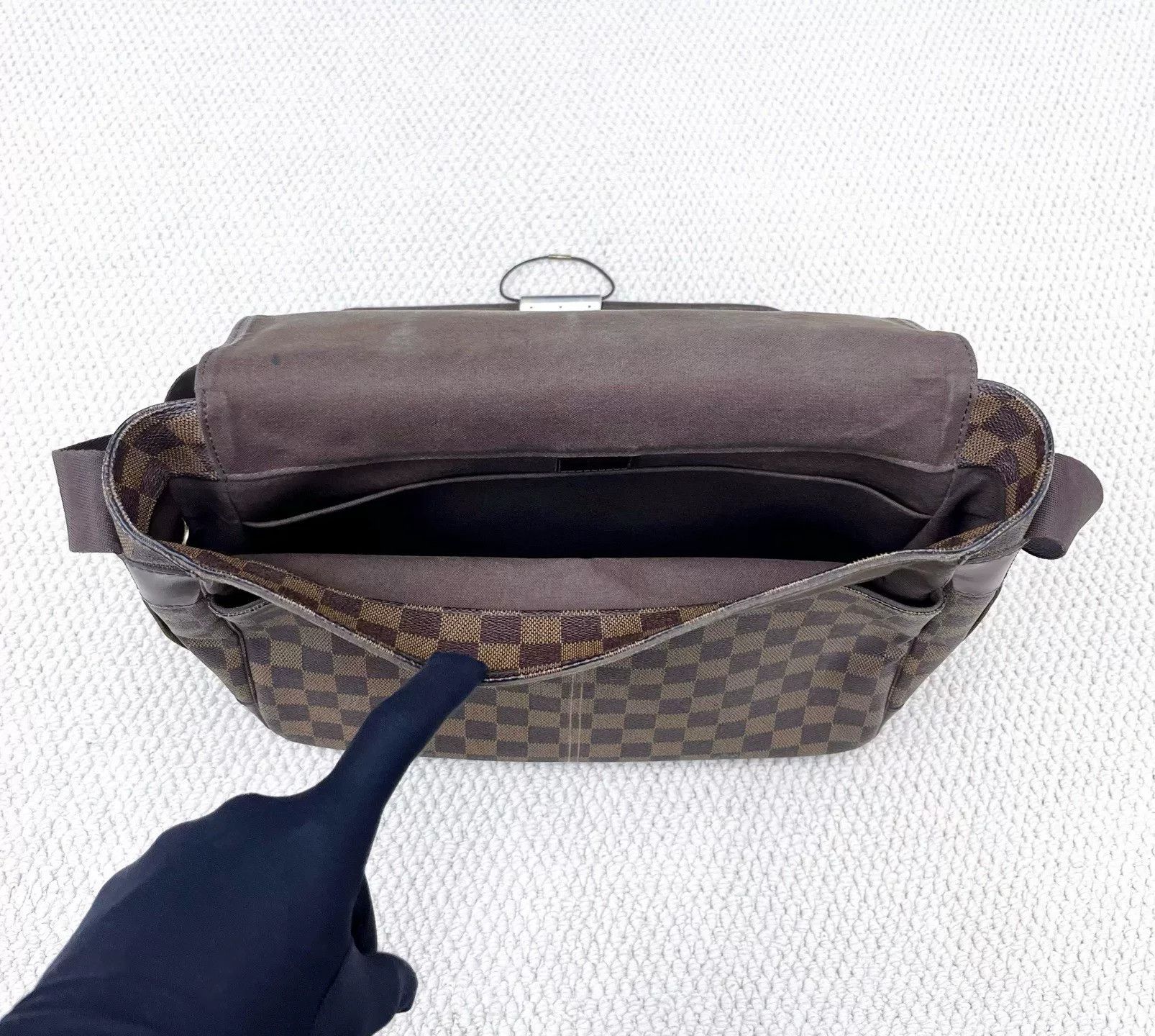 Louis Vuitton Louis Vuitton Damier Ebene Messenger Bag Size ONE SIZE - 6 Thumbnail