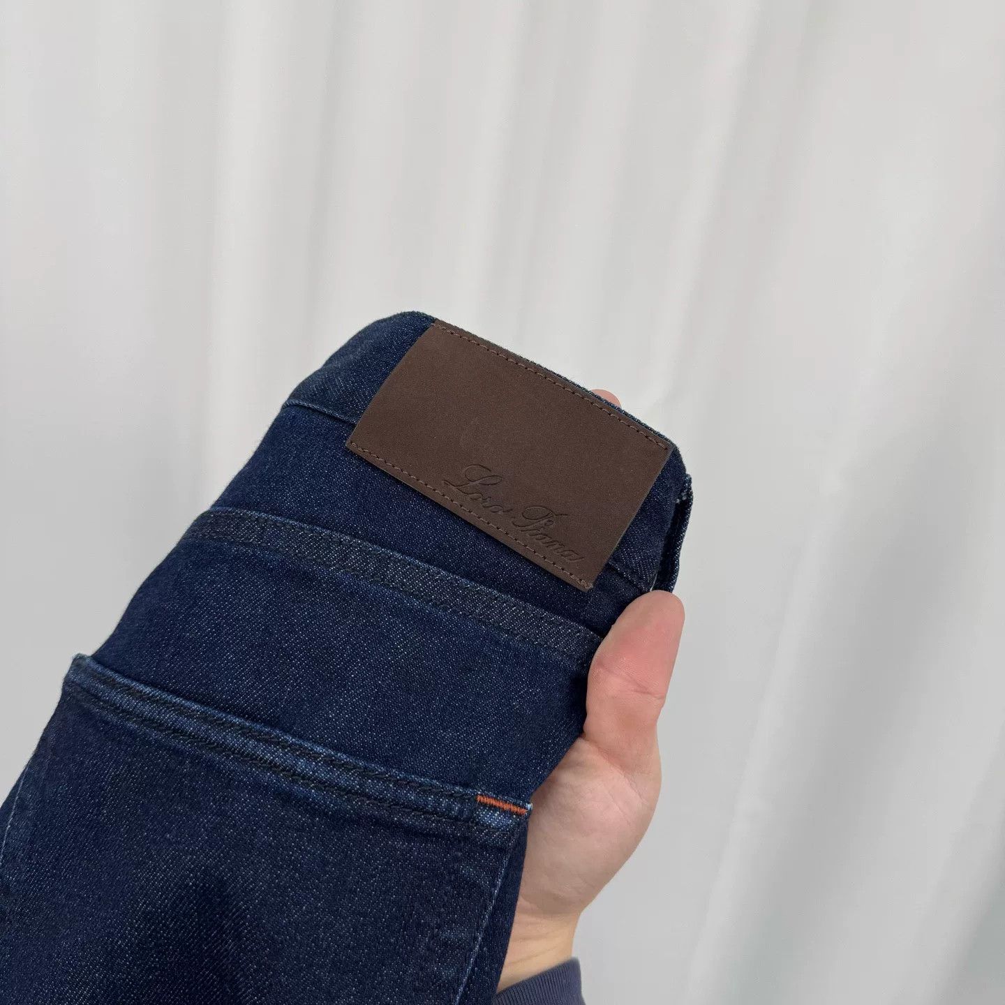 Loro Piana Loro Piana Dark Blue Washed Jeans Size US 34 / EU 50 - 5 Thumbnail
