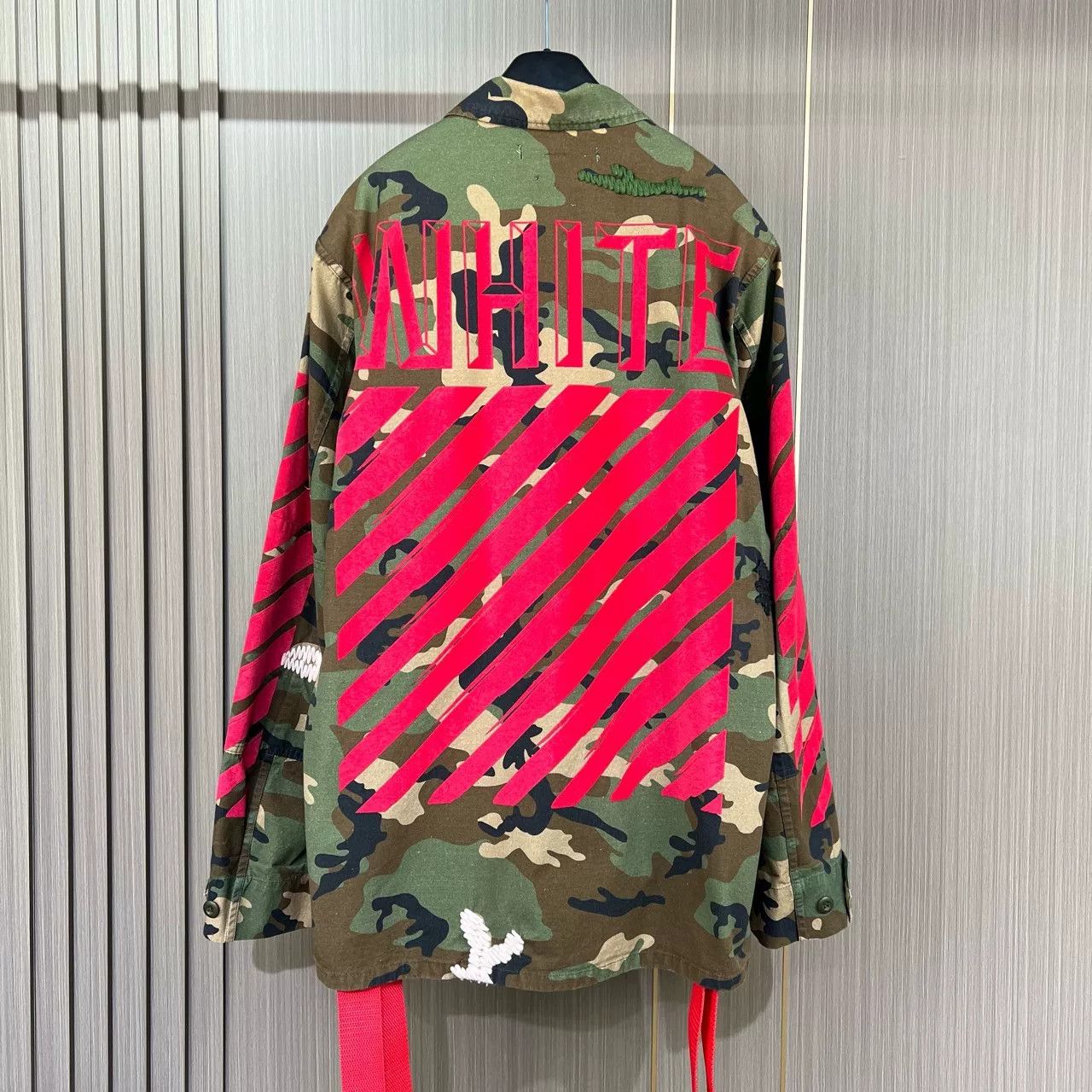 Off-White Off-White Camouflage Ribbon Jacket Size US S / EU 44-46 / 1 - 2 Thumbnail