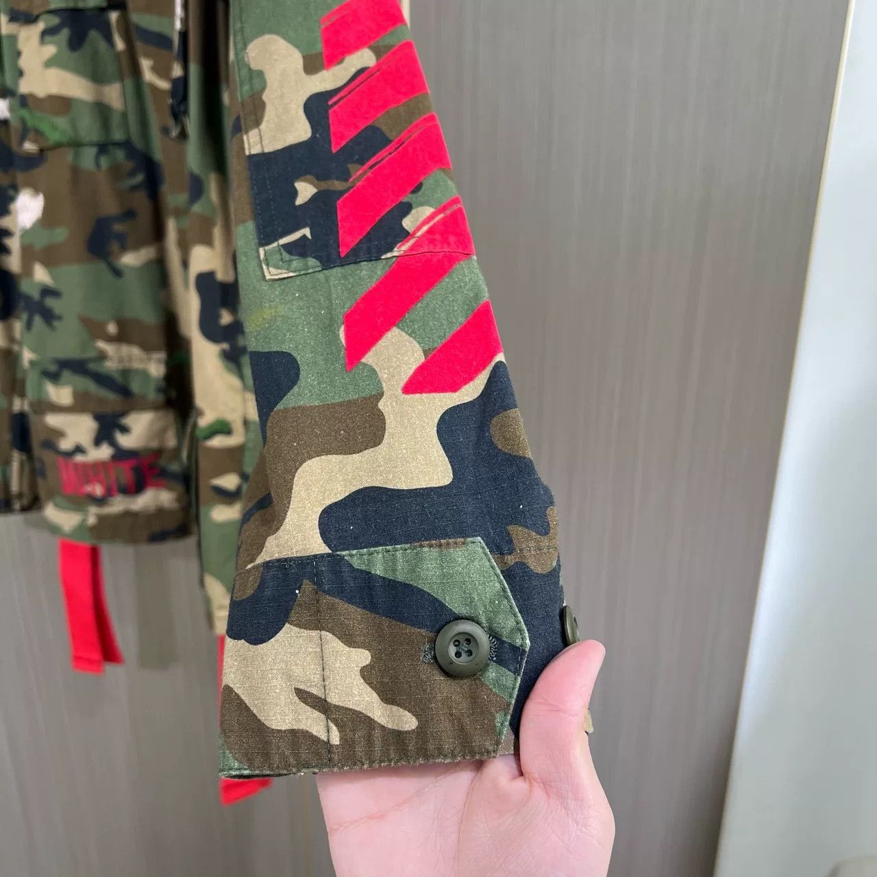 Off-White Off-White Camouflage Ribbon Jacket Size US S / EU 44-46 / 1 - 3 Thumbnail