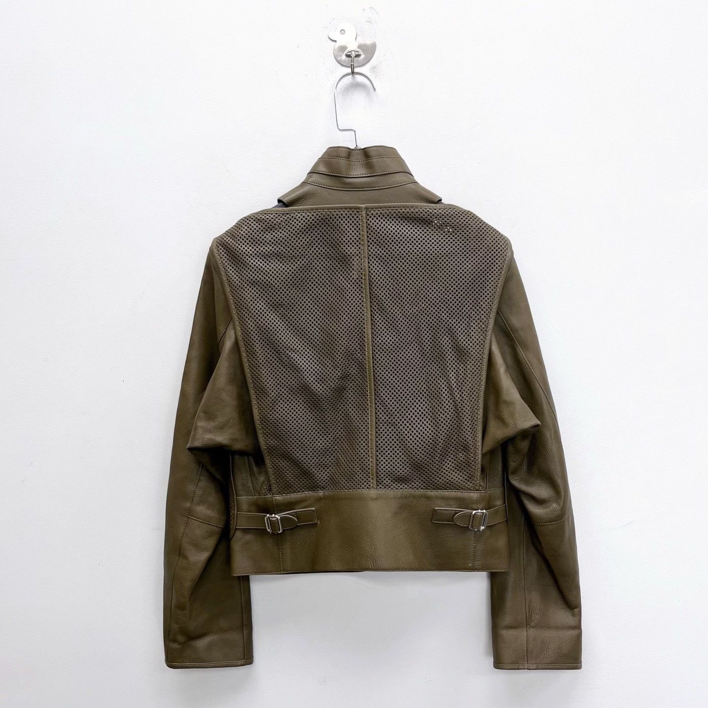 Hermes Hermes Showpiece Leather Short Jacket Size XXS / US 00 / IT 34 - 2 Thumbnail