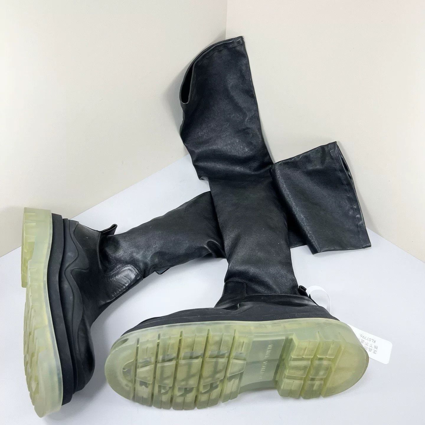 Bottega Veneta Bottega Veneta Lambskin Over-the-Knee Boots Size US 7 / IT 37 - 5 Thumbnail