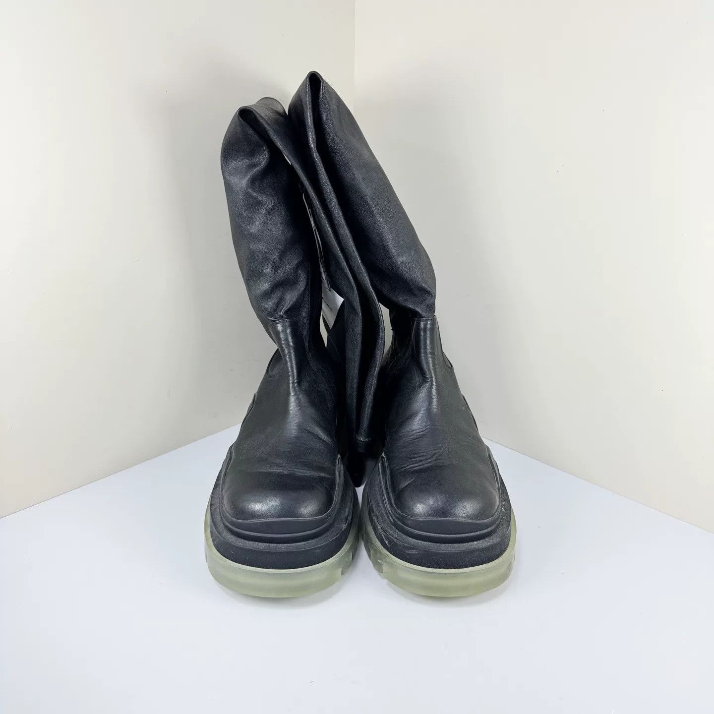 Bottega Veneta Bottega Veneta Lambskin Over-the-Knee Boots Size US 7 / IT 37 - 2 Thumbnail