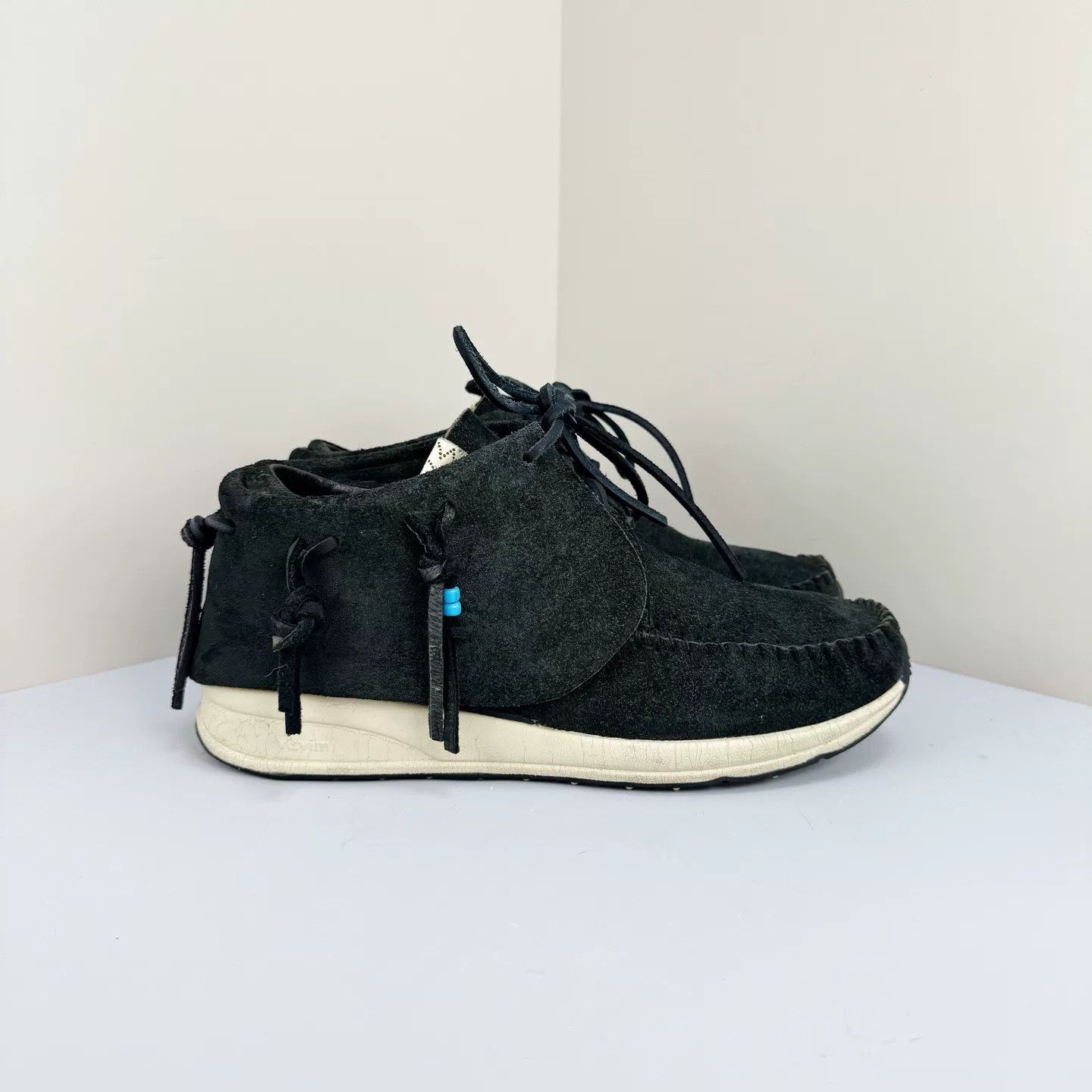 Visvim Visvim FBT Blue Beaded Suede Shoes Size US 8.5 / EU 41-42 - 4 Thumbnail