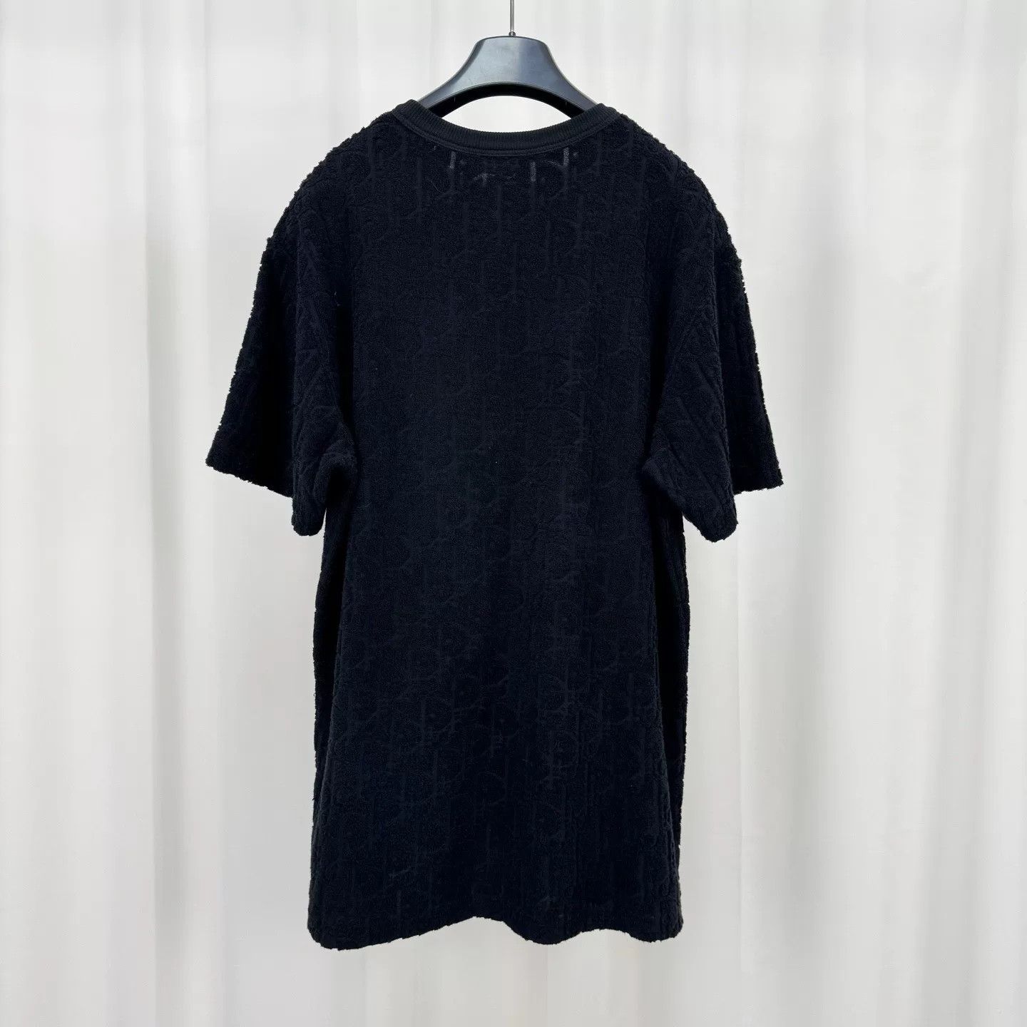 Dior Dior Black Monogram Terry Short-Sleeve Size US M / EU 48-50 / 2 - 2 Thumbnail