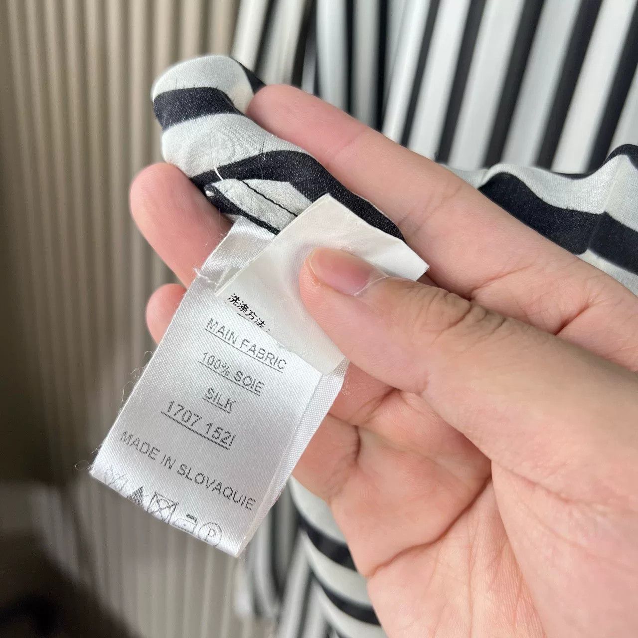 Balmain Balmain Silver Button Silk Striped Shirt Size XXS / US 00 / IT 34 - 8 Thumbnail