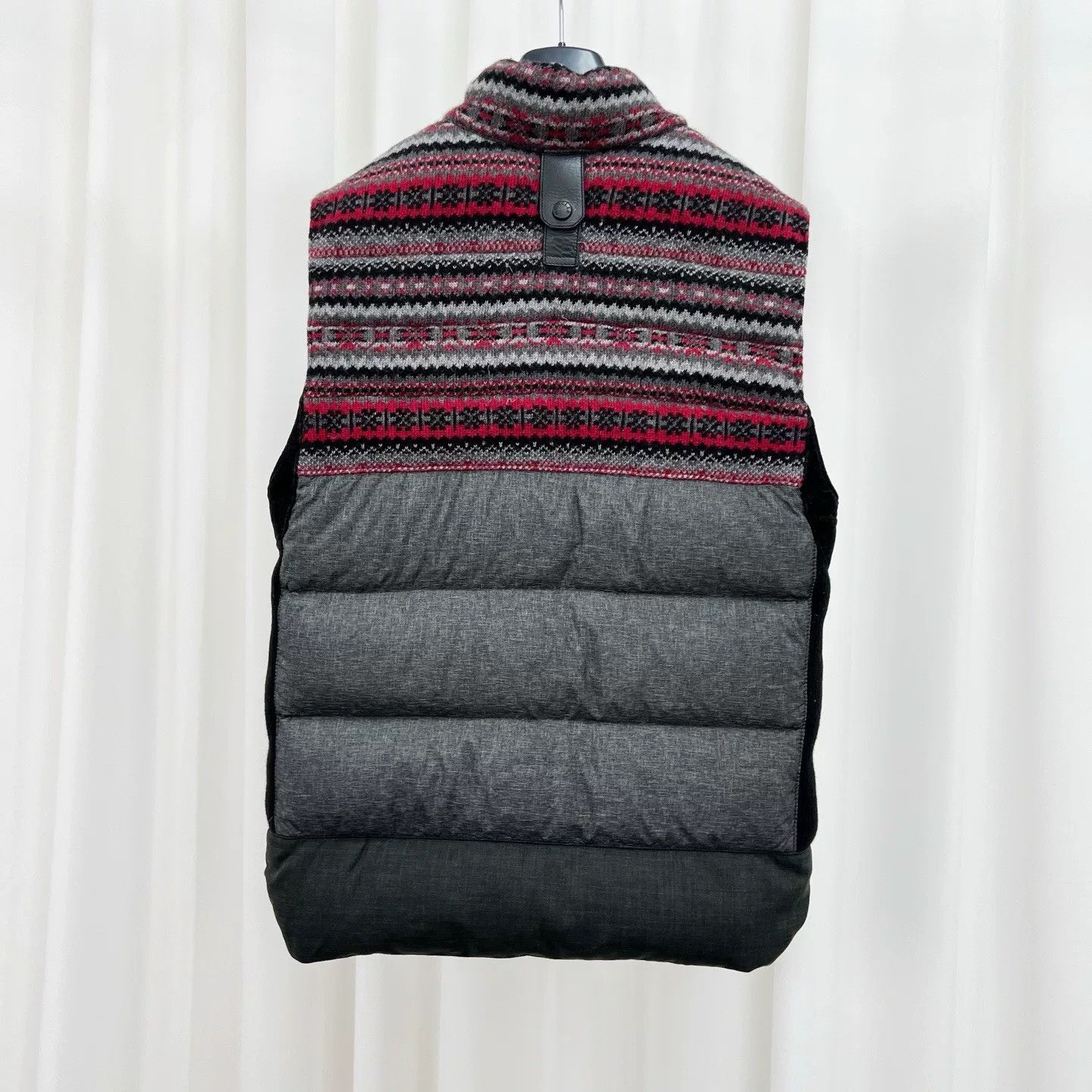 Moncler Moncler Leather Logo Knitted Down Vest Size M / US 6-8 / IT 42-44 - 2 Thumbnail