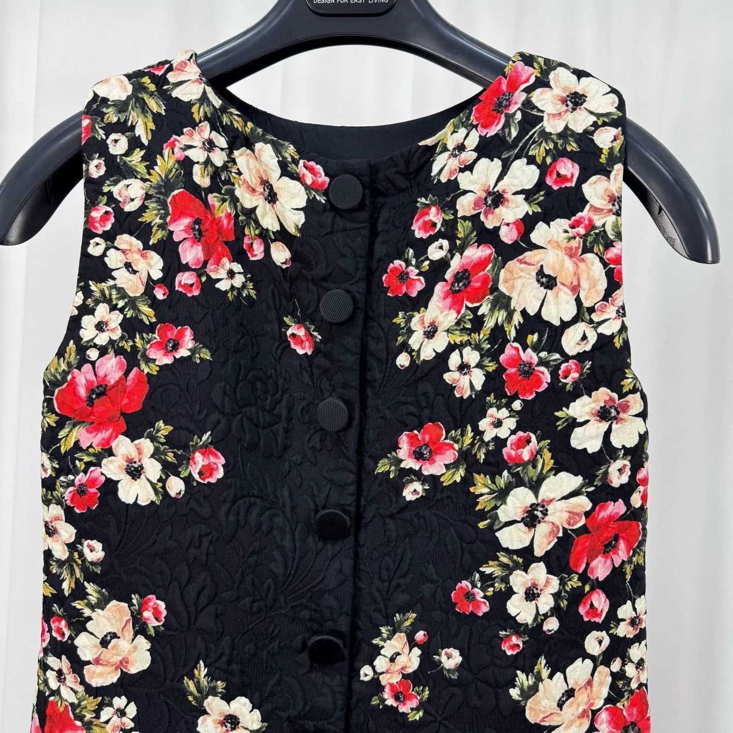 Dolce & Gabbana Dolce&Gabbana Floral Embossed Dress Size XS / US 0-2 / IT 36-38 - 3 Thumbnail