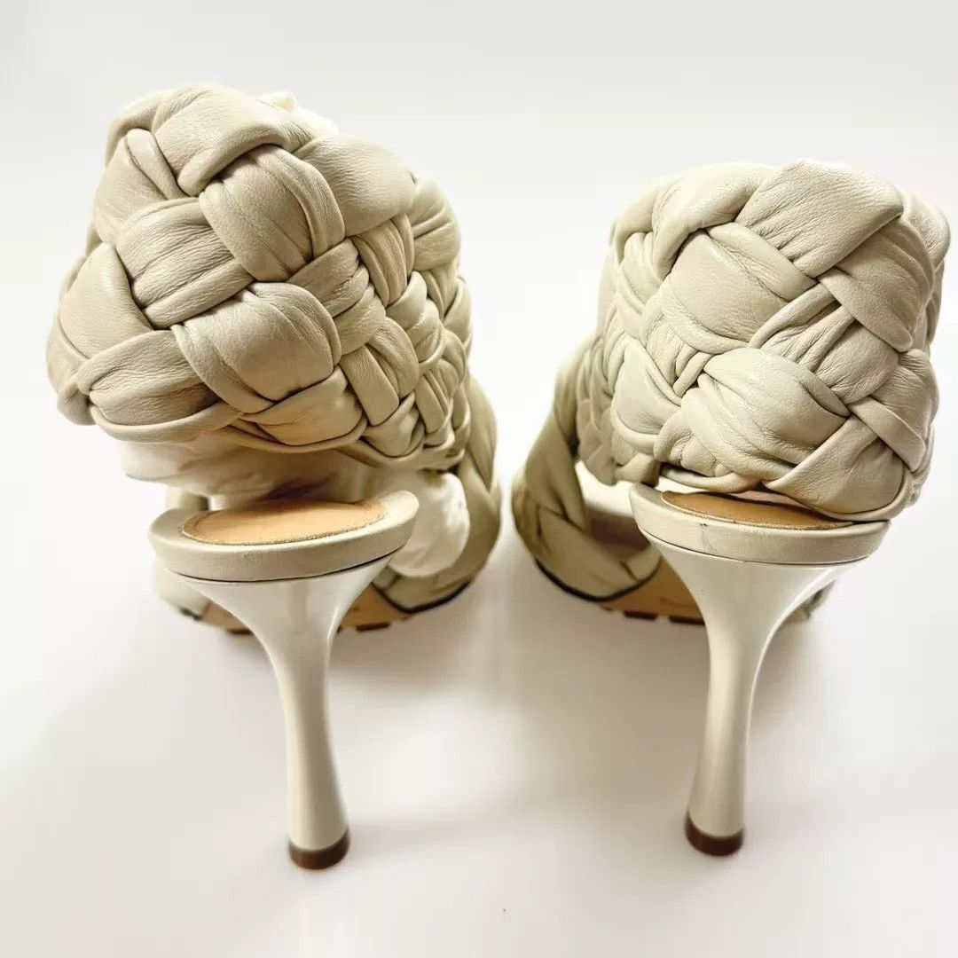 Bottega Veneta BV Woven High Heels Size US 7 / IT 37 - 5 Thumbnail