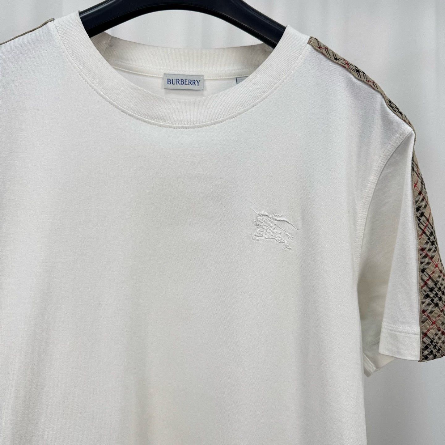 Burberry Burberry 25SS Embroidered Knight Check Tee Size US M / EU 48-50 / 2 - 3 Thumbnail