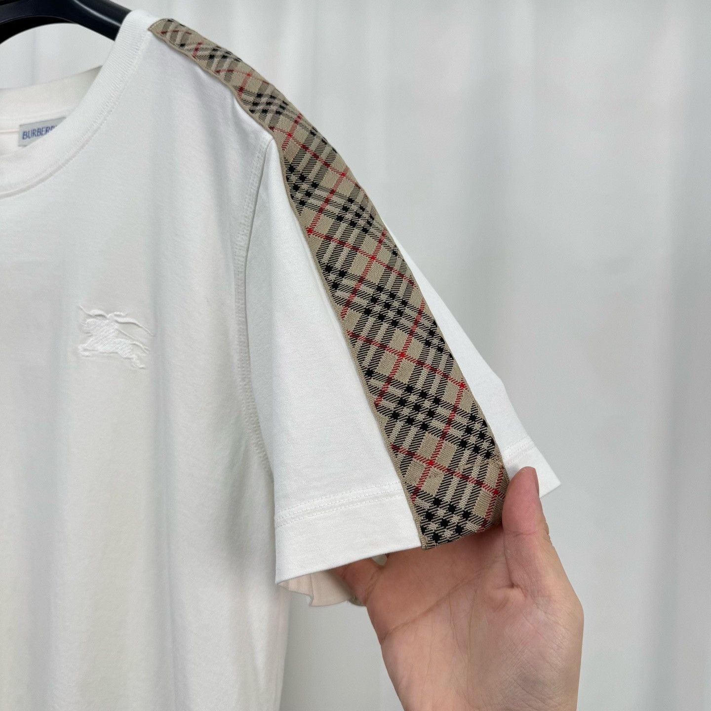 Burberry Burberry 25SS Embroidered Knight Check Tee Size US M / EU 48-50 / 2 - 4 Thumbnail