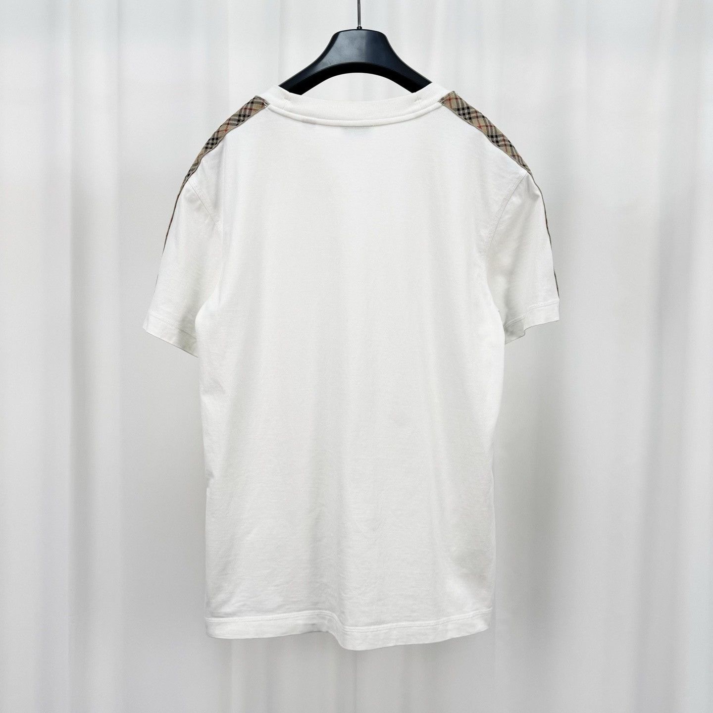 Burberry Burberry 25SS Embroidered Knight Check Tee Size US M / EU 48-50 / 2 - 2 Thumbnail