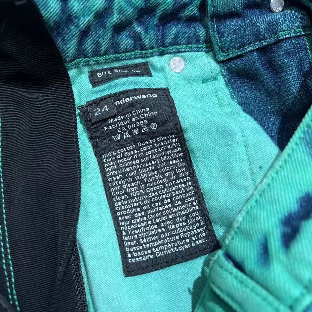Alexander Wang Alexander Wang Green Denim Shorts Size 24" / US 00 / IT 34 - 5 Thumbnail