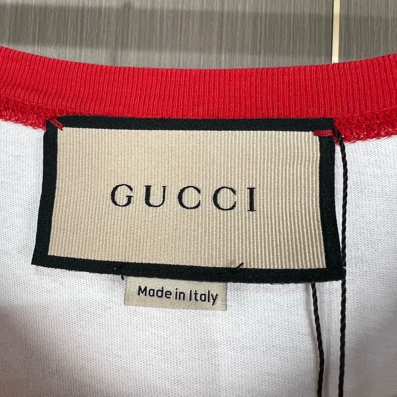 Gucci Gucci Embroidered Strawberry Letter Print Tee Size XL / US 12-14 / IT 48-50 - 9 Thumbnail
