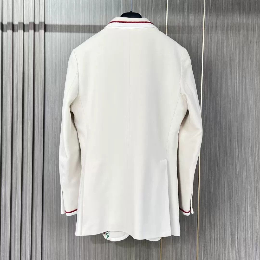 Gucci Gucci Preppy Style Printed Lining Blazer Size US XXS / EU 40 - 2 Thumbnail