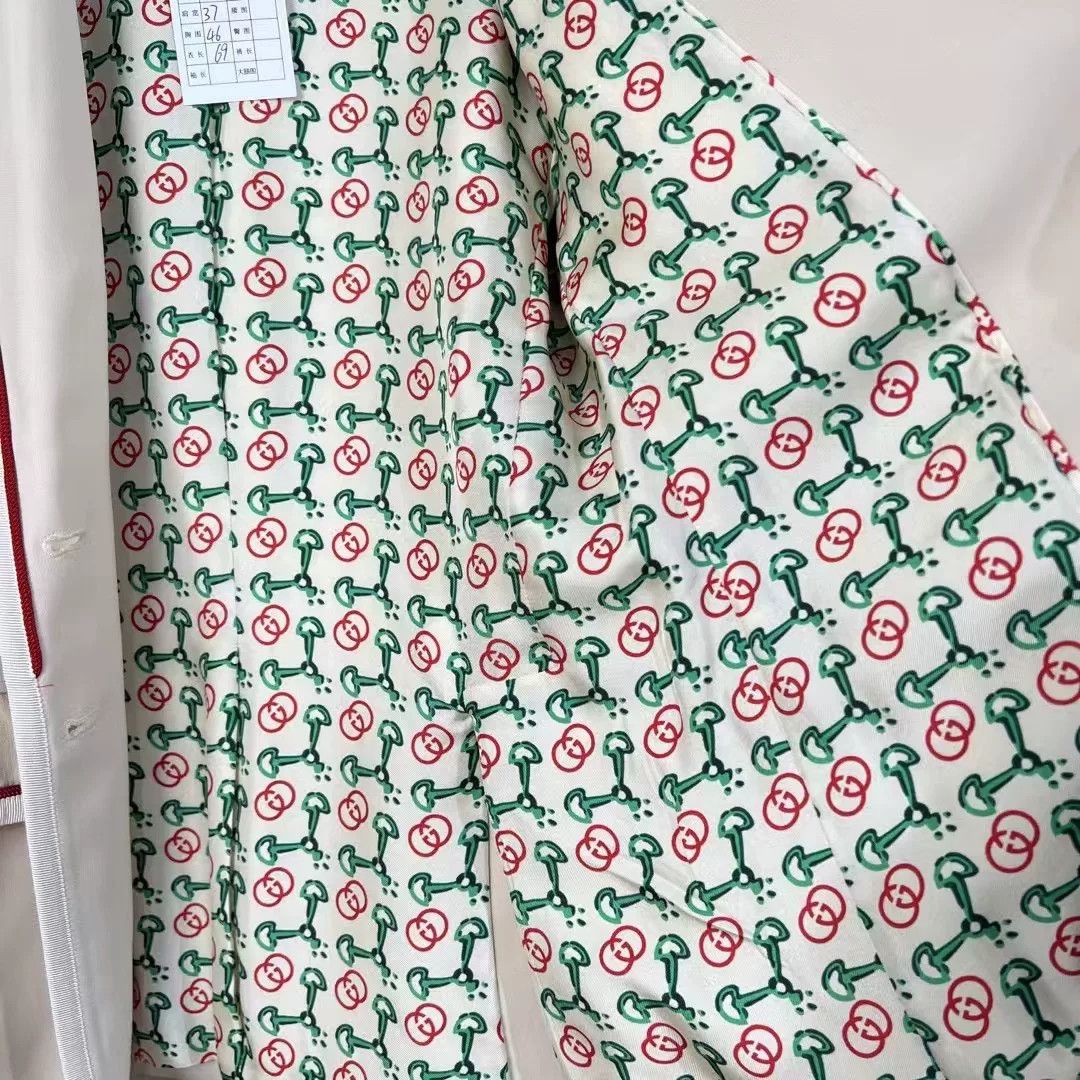 Gucci Gucci Preppy Style Printed Lining Blazer Size US XXS / EU 40 - 6 Thumbnail