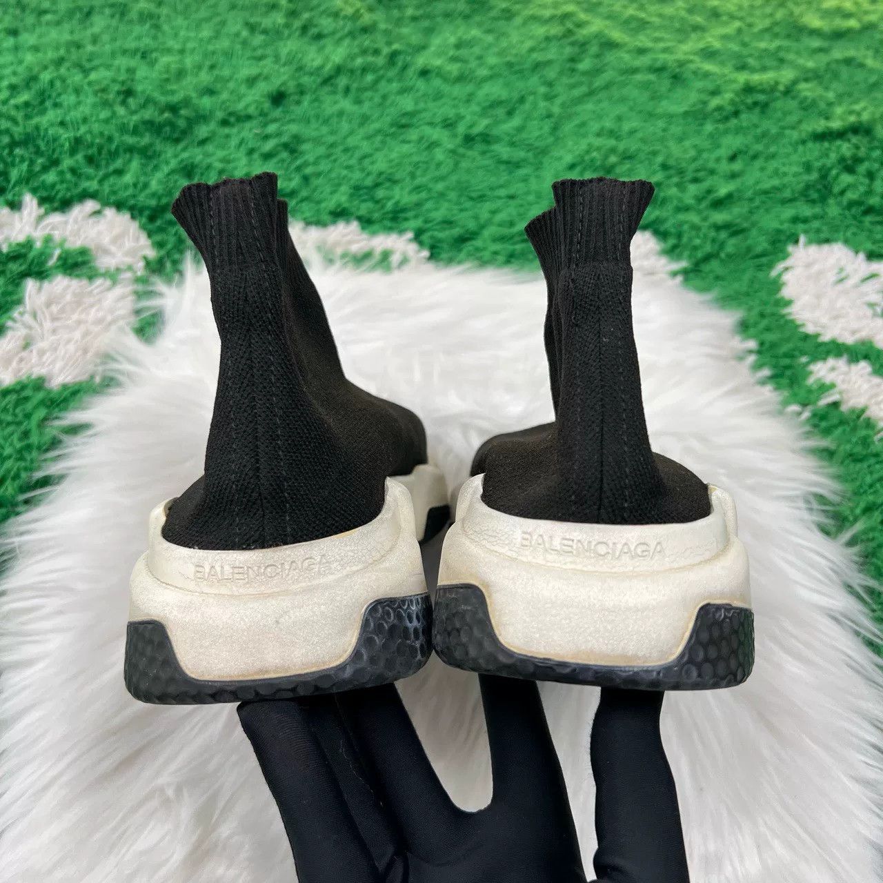 Balenciaga Balenciaga Letter Knit Sock Shoes Size US 6 / IT 36 - 3 Thumbnail