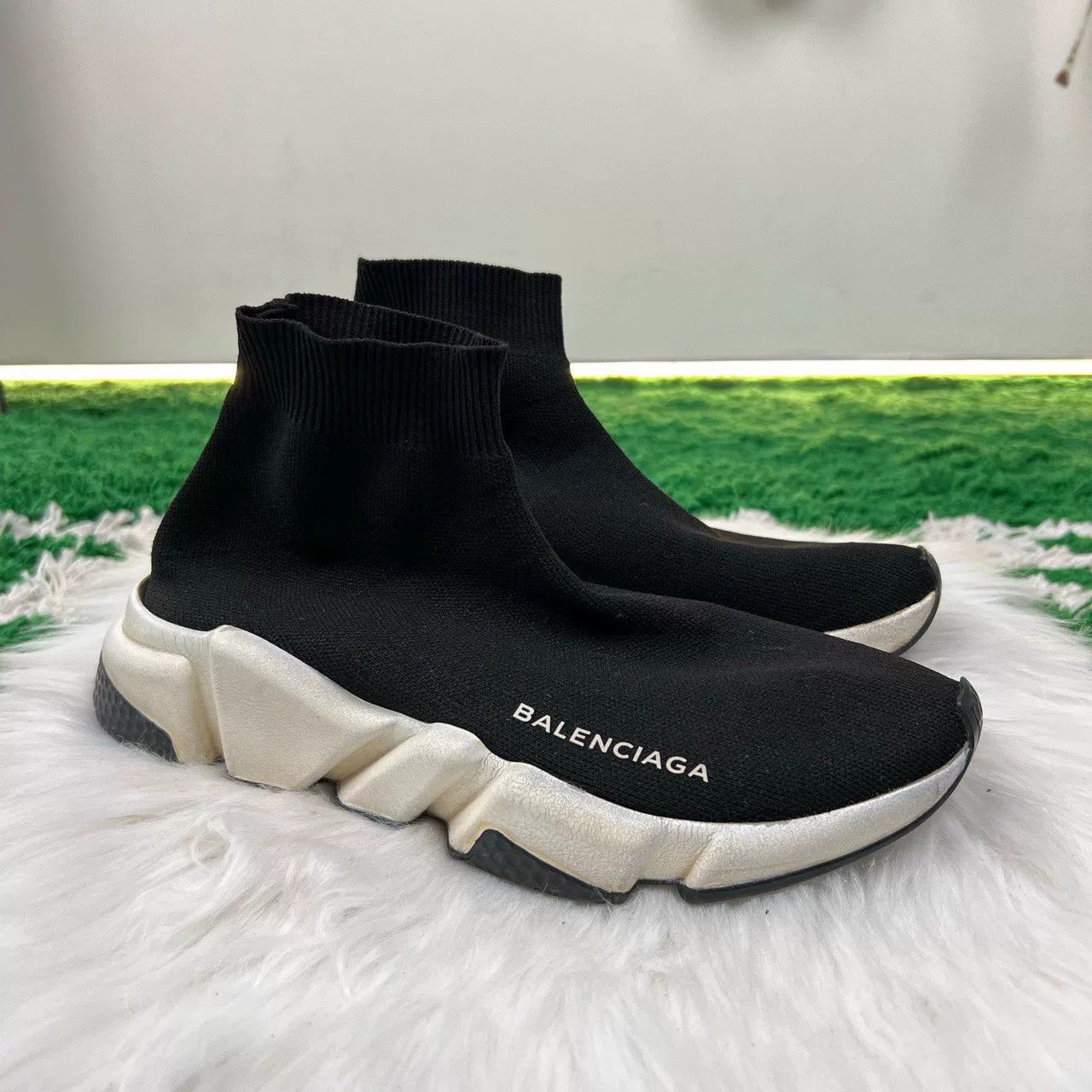 Balenciaga Balenciaga Letter Knit Sock Shoes Size US 6 / IT 36 - 4 Thumbnail