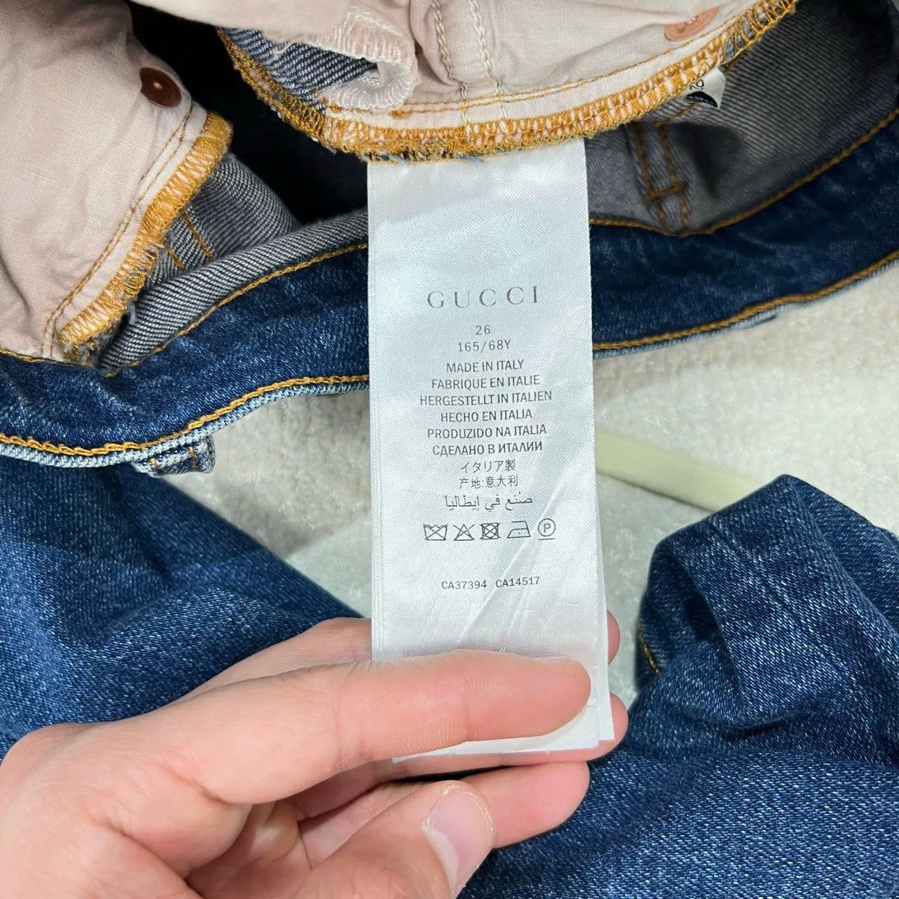 Gucci Gucci Embroidered Cherry Denim Pants Size 26" / US 2 / IT 38 - 7 Thumbnail