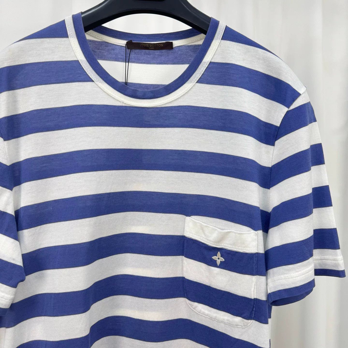 Louis Vuitton Louis Vuitton Striped Embroidered Monogram Short-Sleeve Size US M / EU 48-50 / 2 - 3 Thumbnail
