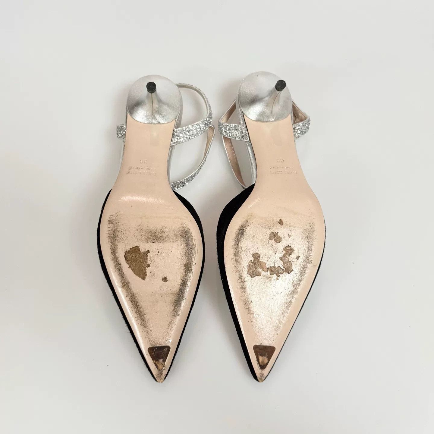Miu Miu Miumiu Kitten Heel Sandals Size US 7 / IT 37 - 5 Thumbnail