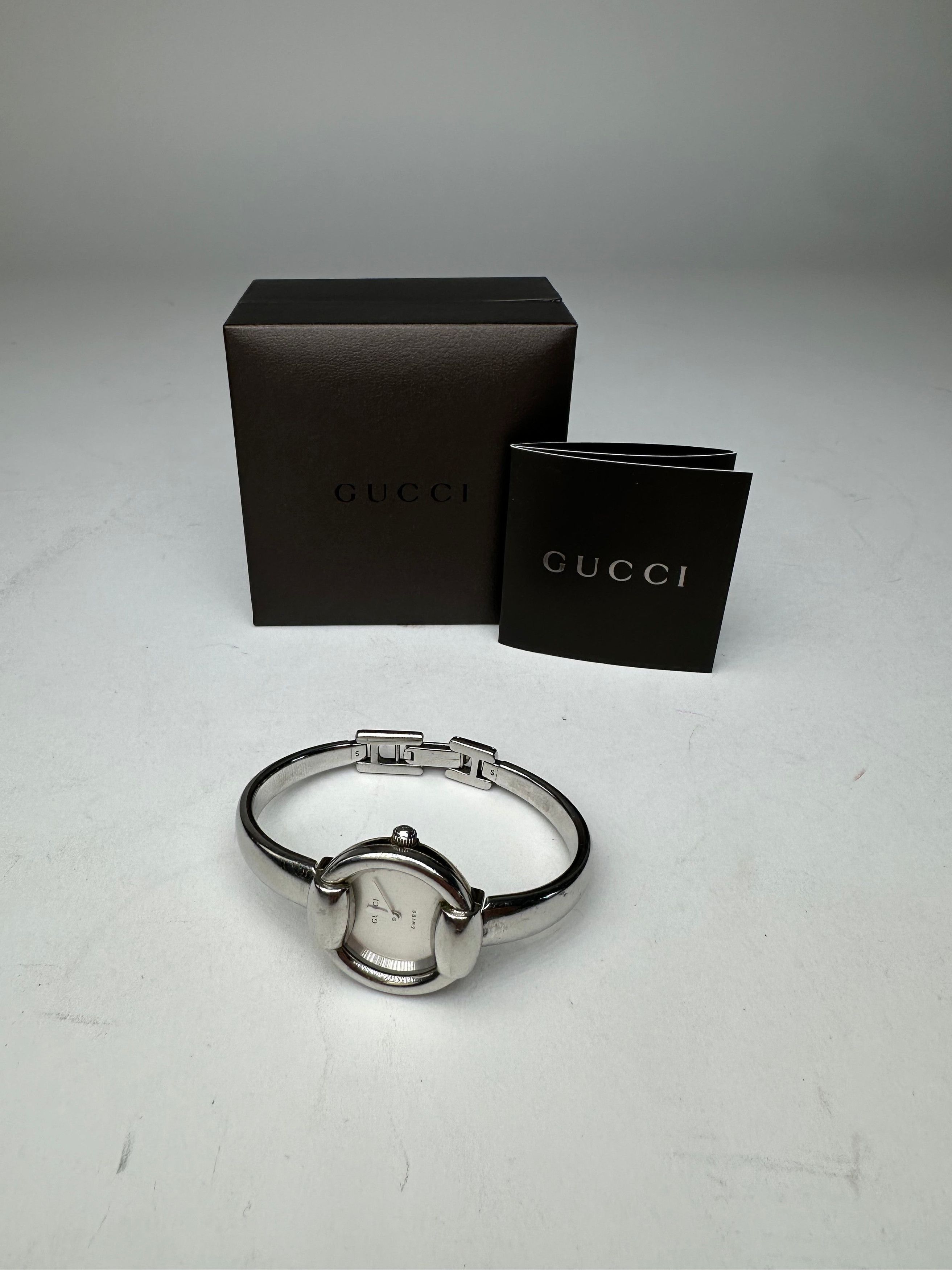 Gucci Vintage Quartz Horsebit Watch Silver Size ONE SIZE - 2 Thumbnail