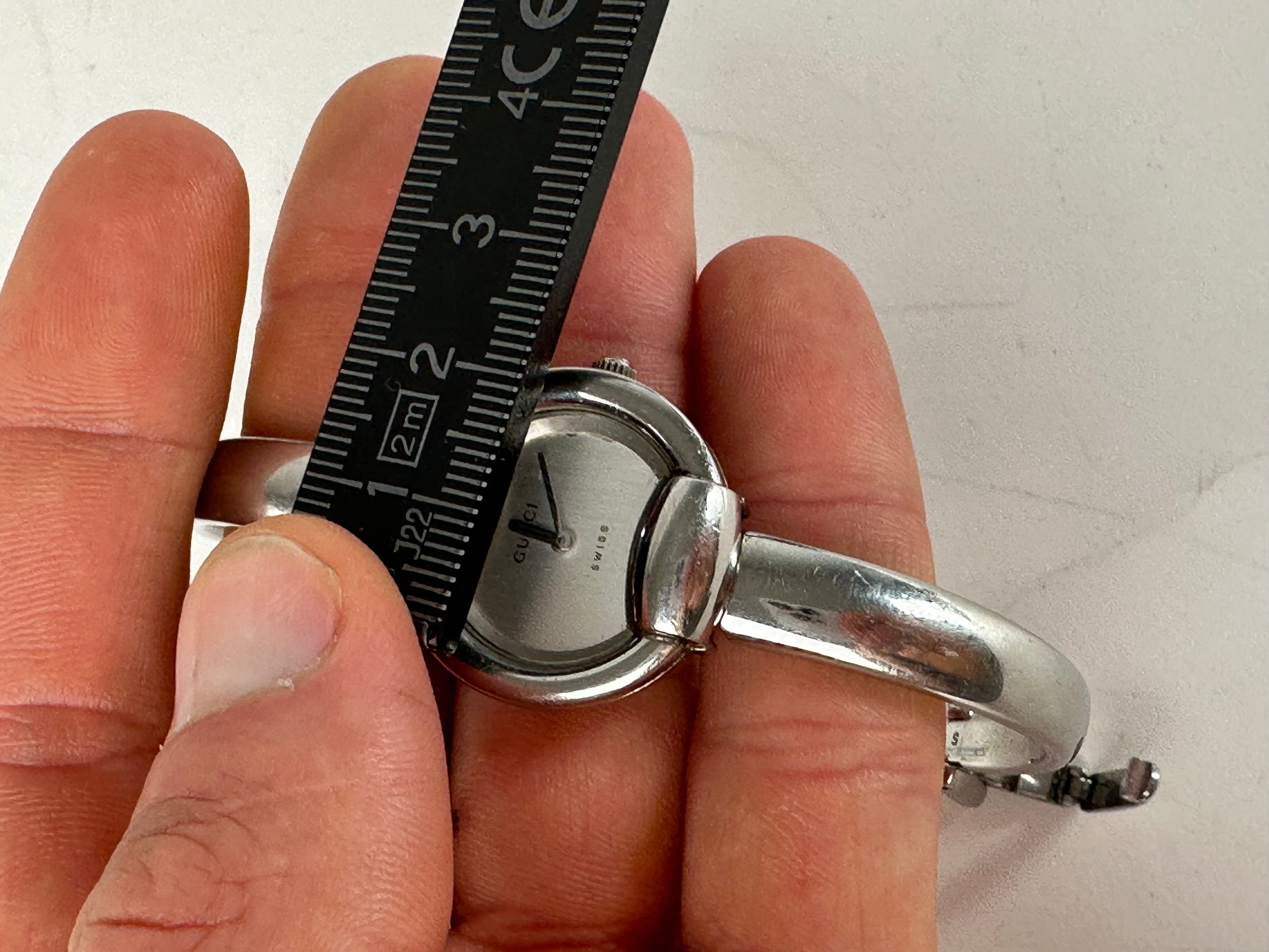 Gucci Vintage Quartz Horsebit Watch Silver Size ONE SIZE - 7 Thumbnail