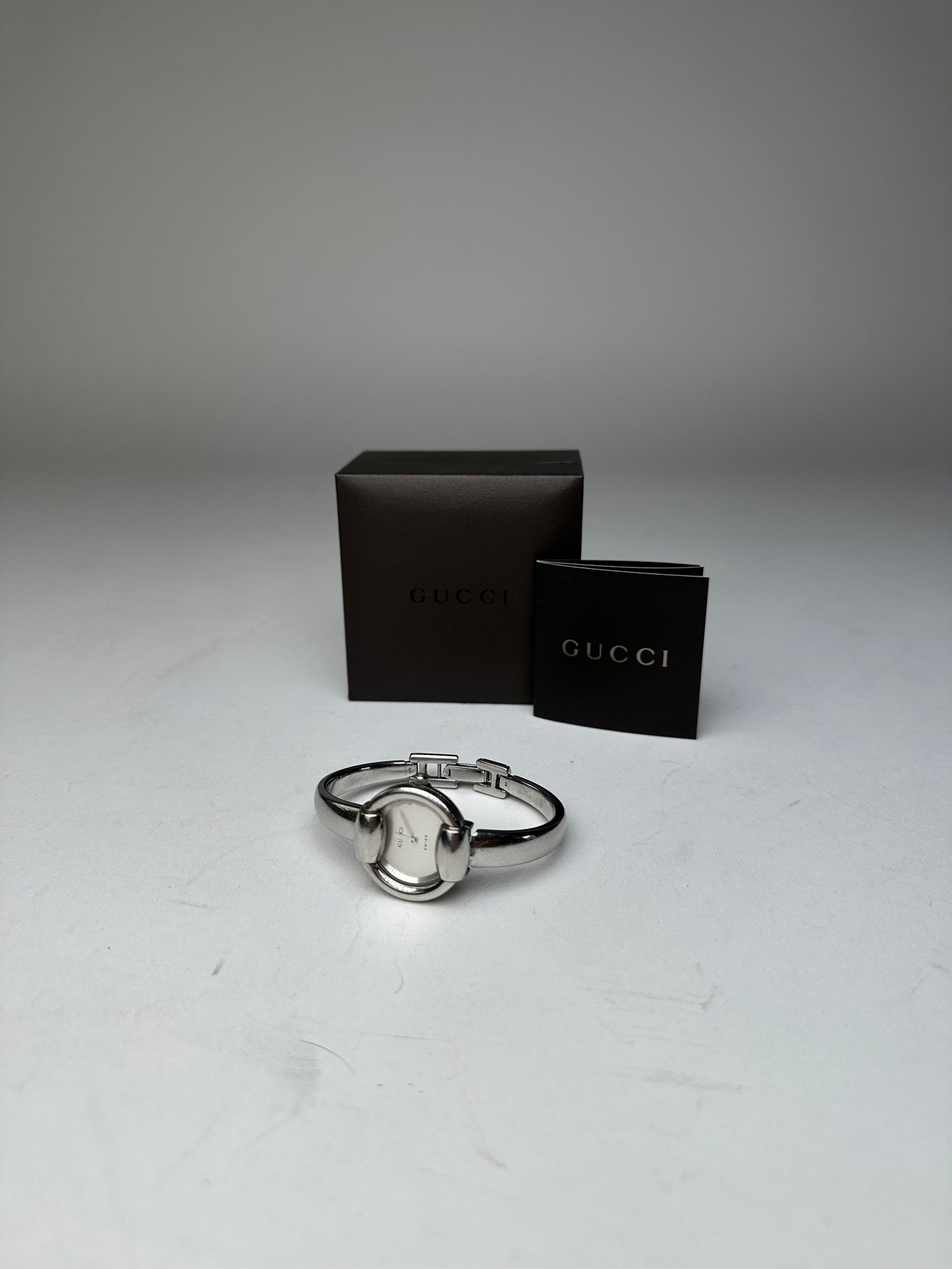 Gucci Vintage Quartz Horsebit Watch Silver Size ONE SIZE - 8 Thumbnail