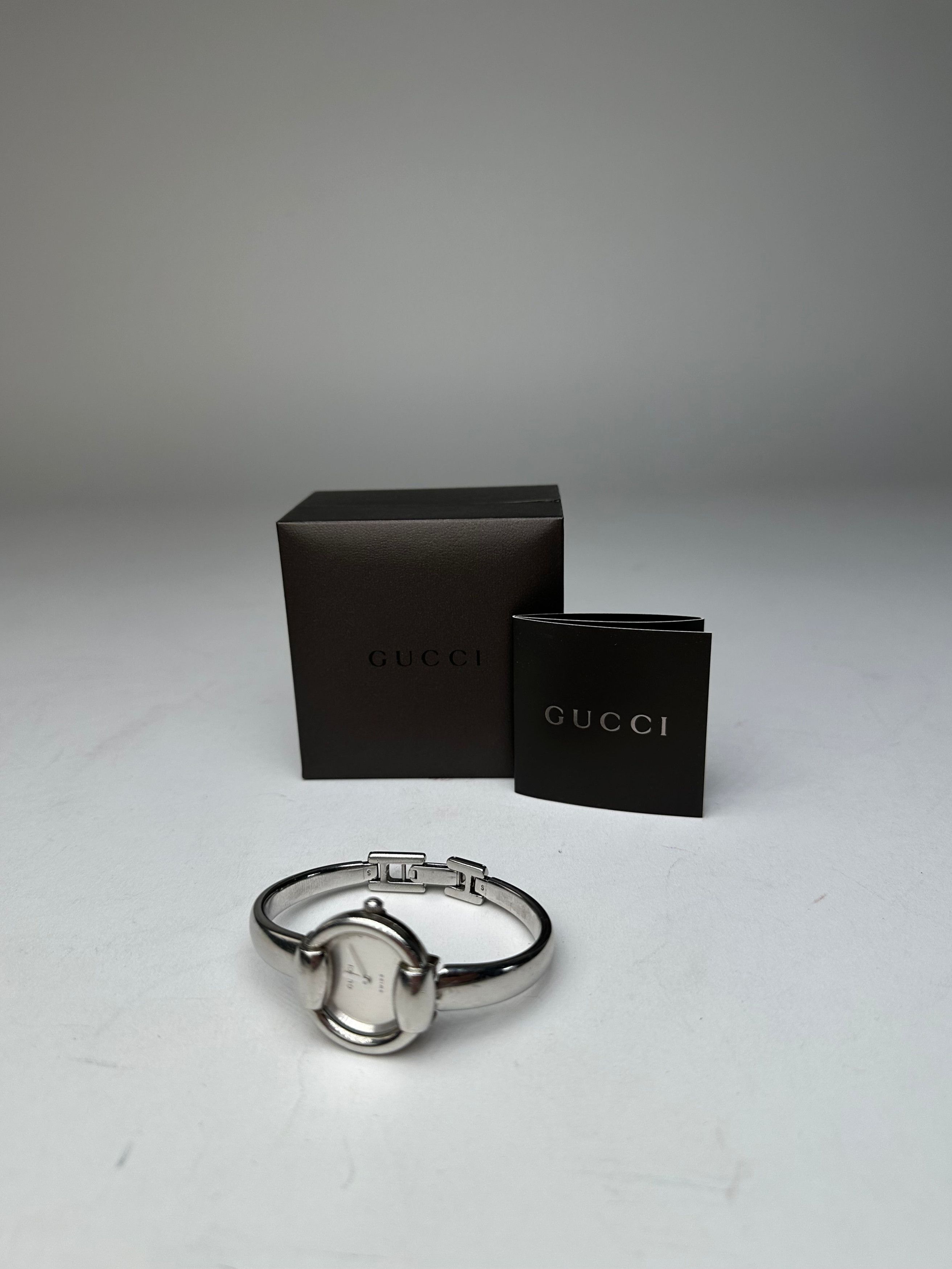Gucci Vintage Quartz Horsebit Watch Silver Size ONE SIZE - 10 Thumbnail