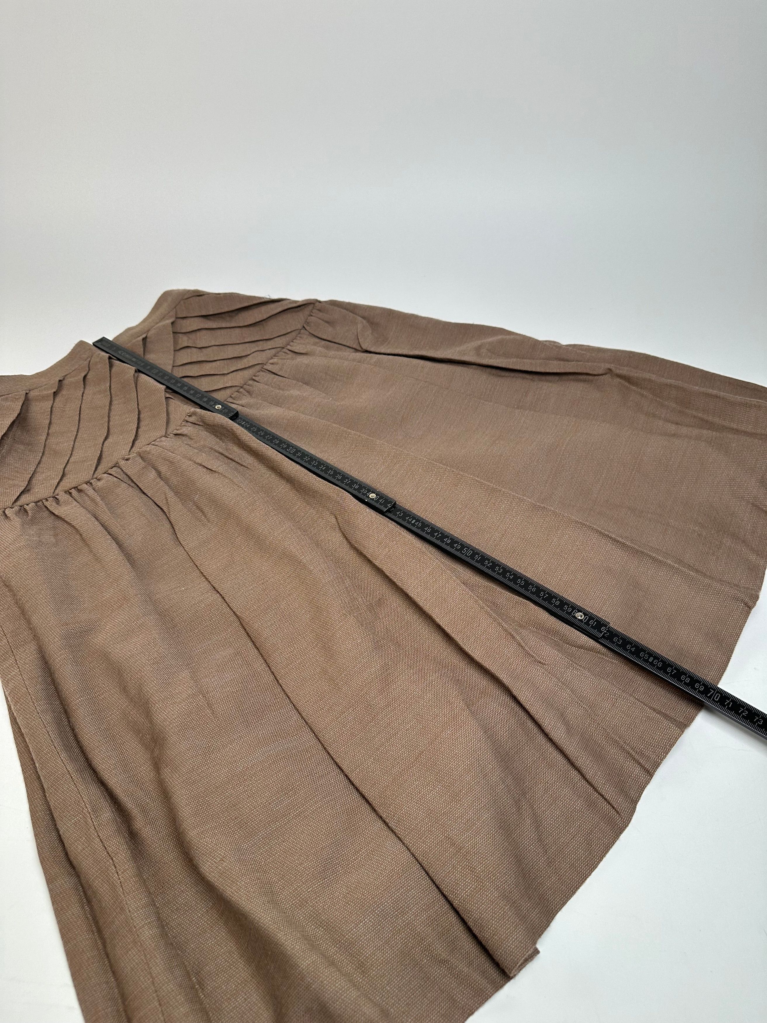 Dior Vintage Wool Skirt Brown M Size 30" / US 8 / IT 44 - 9 Thumbnail