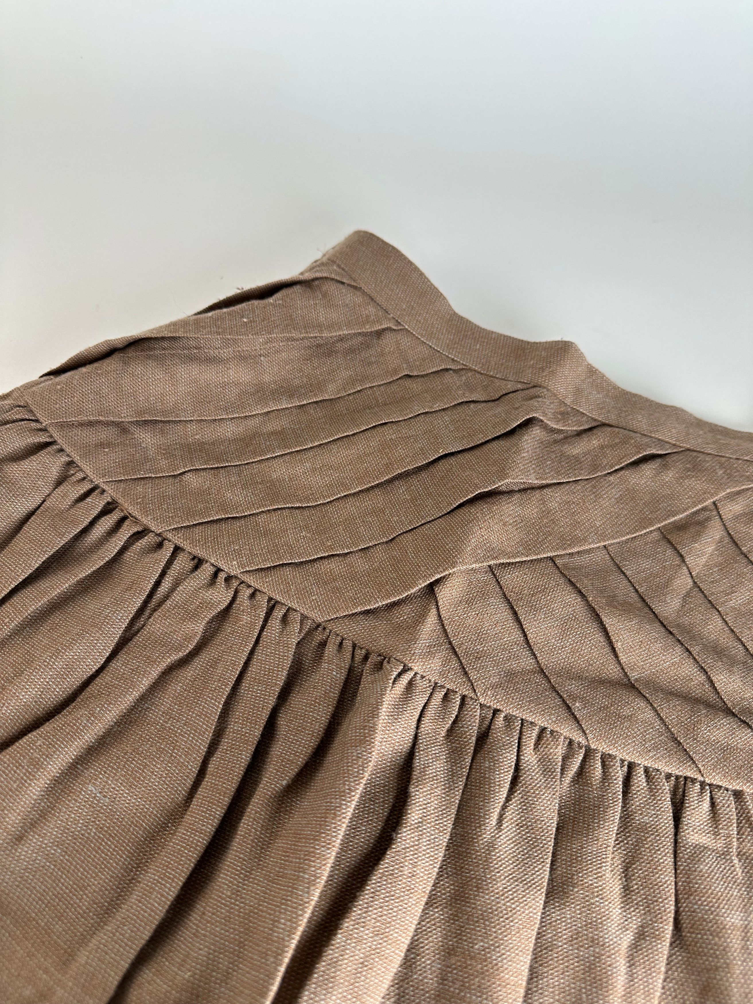 Dior Vintage Wool Skirt Brown M Size 30" / US 8 / IT 44 - 5 Thumbnail