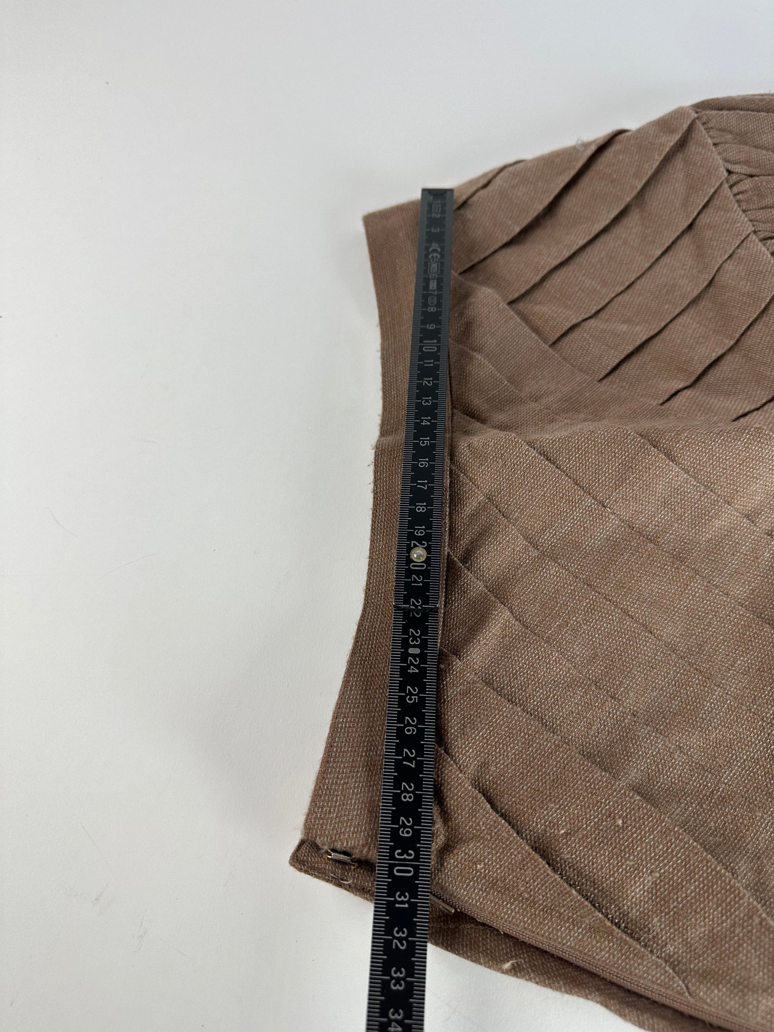 Dior Vintage Wool Skirt Brown M Size 30" / US 8 / IT 44 - 10 Thumbnail