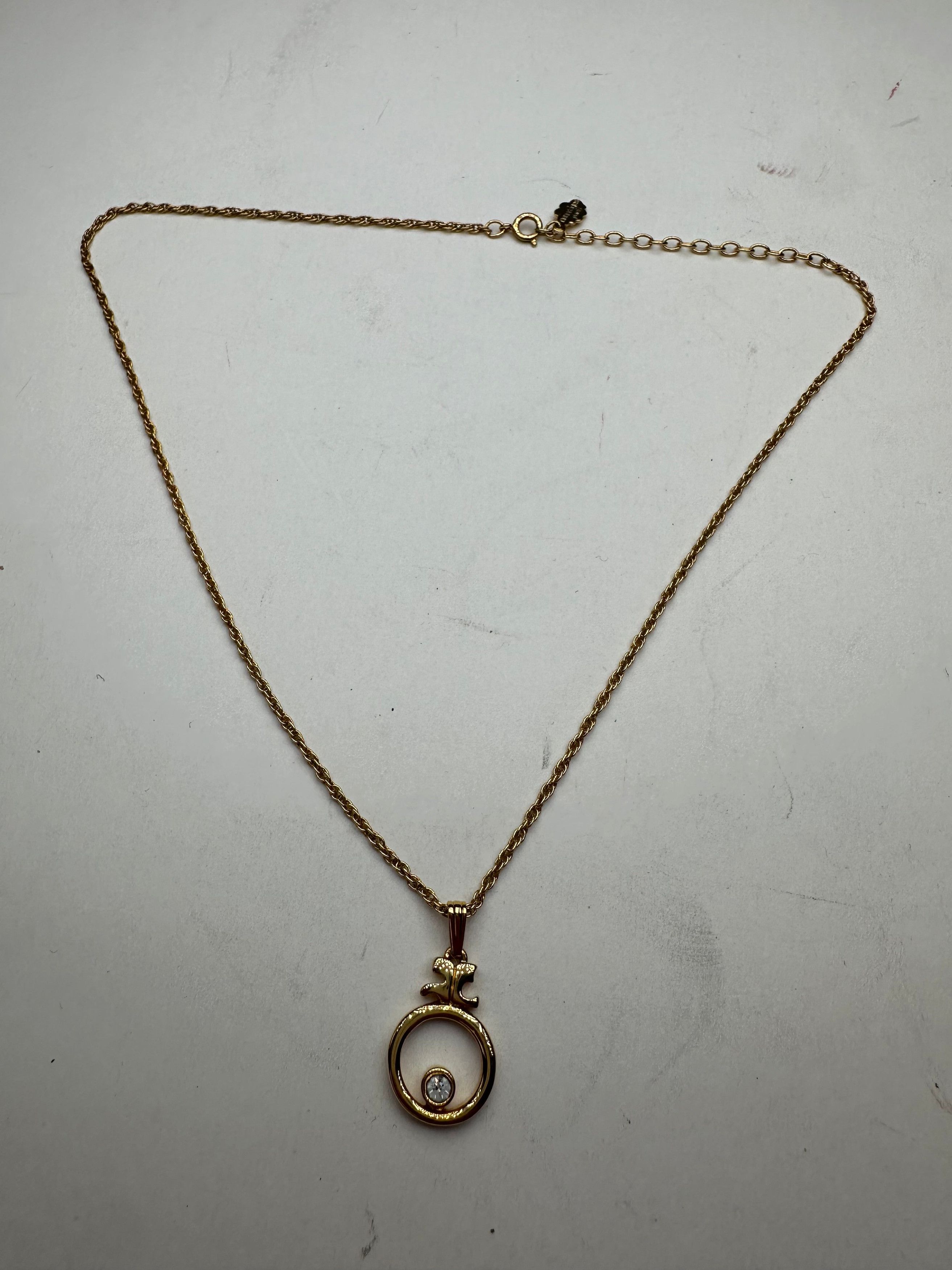 Courreges Vintage Gold Plated Collier Gold Size ONE SIZE - 2 Thumbnail