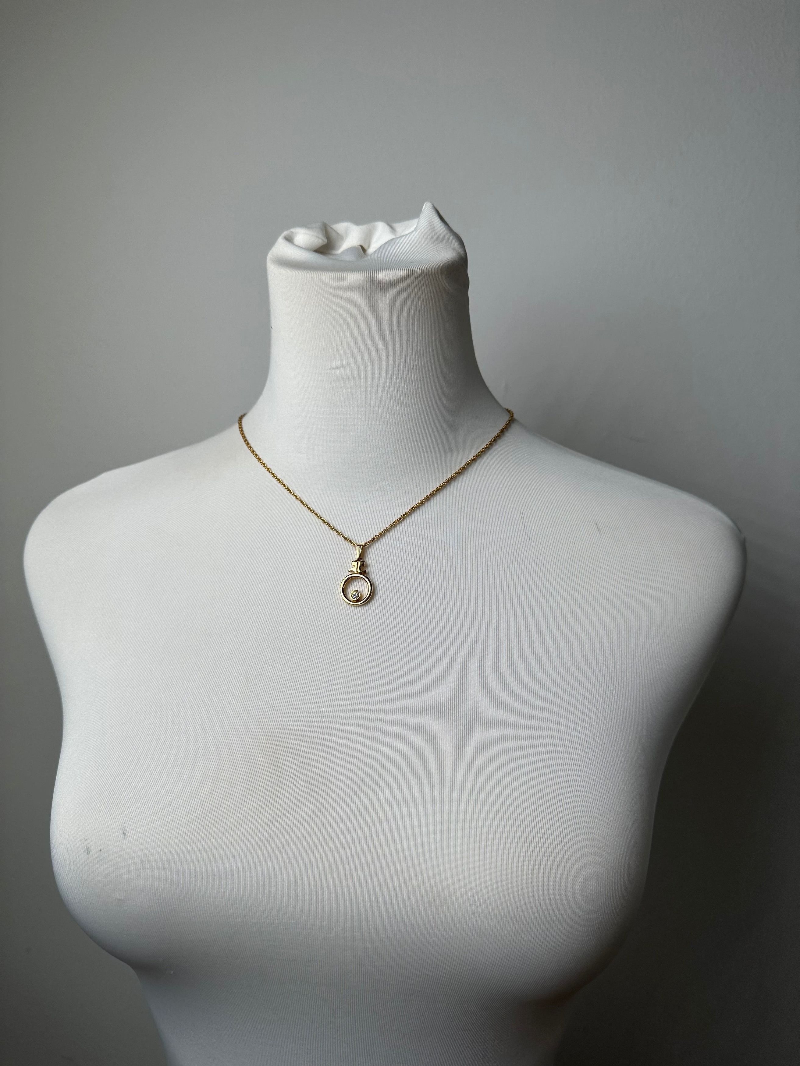 Courreges Vintage Gold Plated Collier Gold Size ONE SIZE - 10 Thumbnail