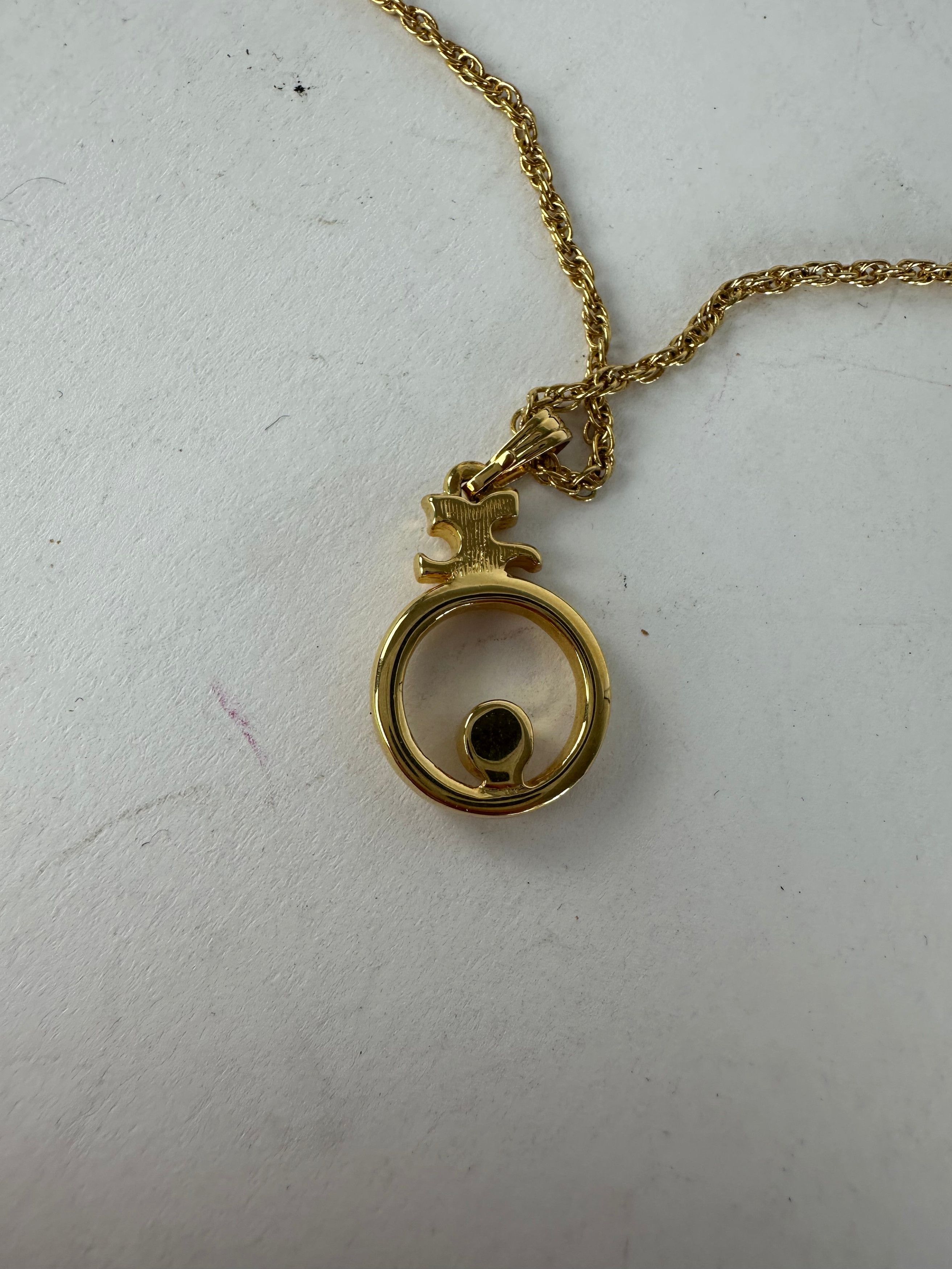 Courreges Vintage Gold Plated Collier Gold Size ONE SIZE - 9 Thumbnail