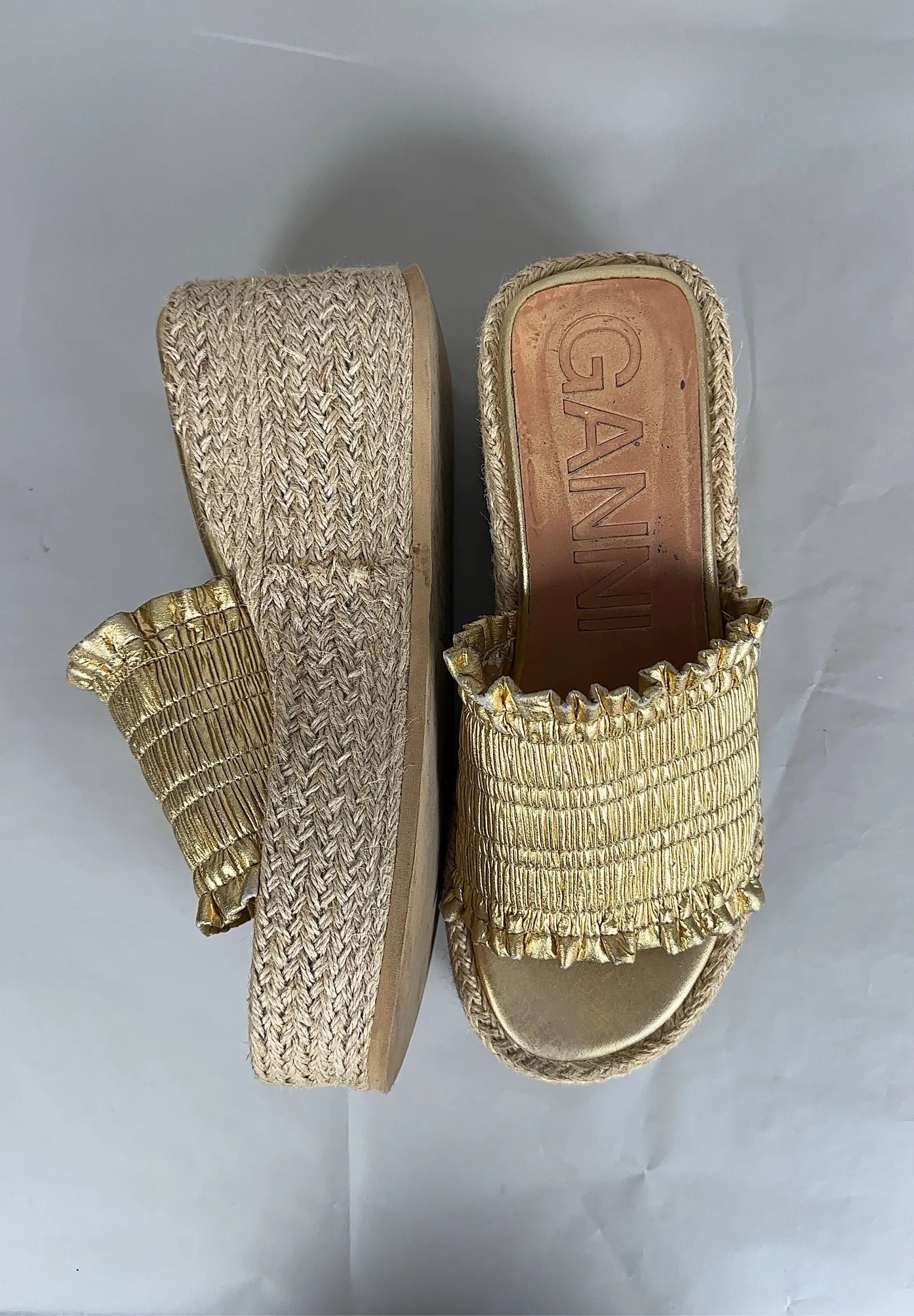 Ganni Ganni Sandals Size US 7 / IT 37 - 8 Thumbnail