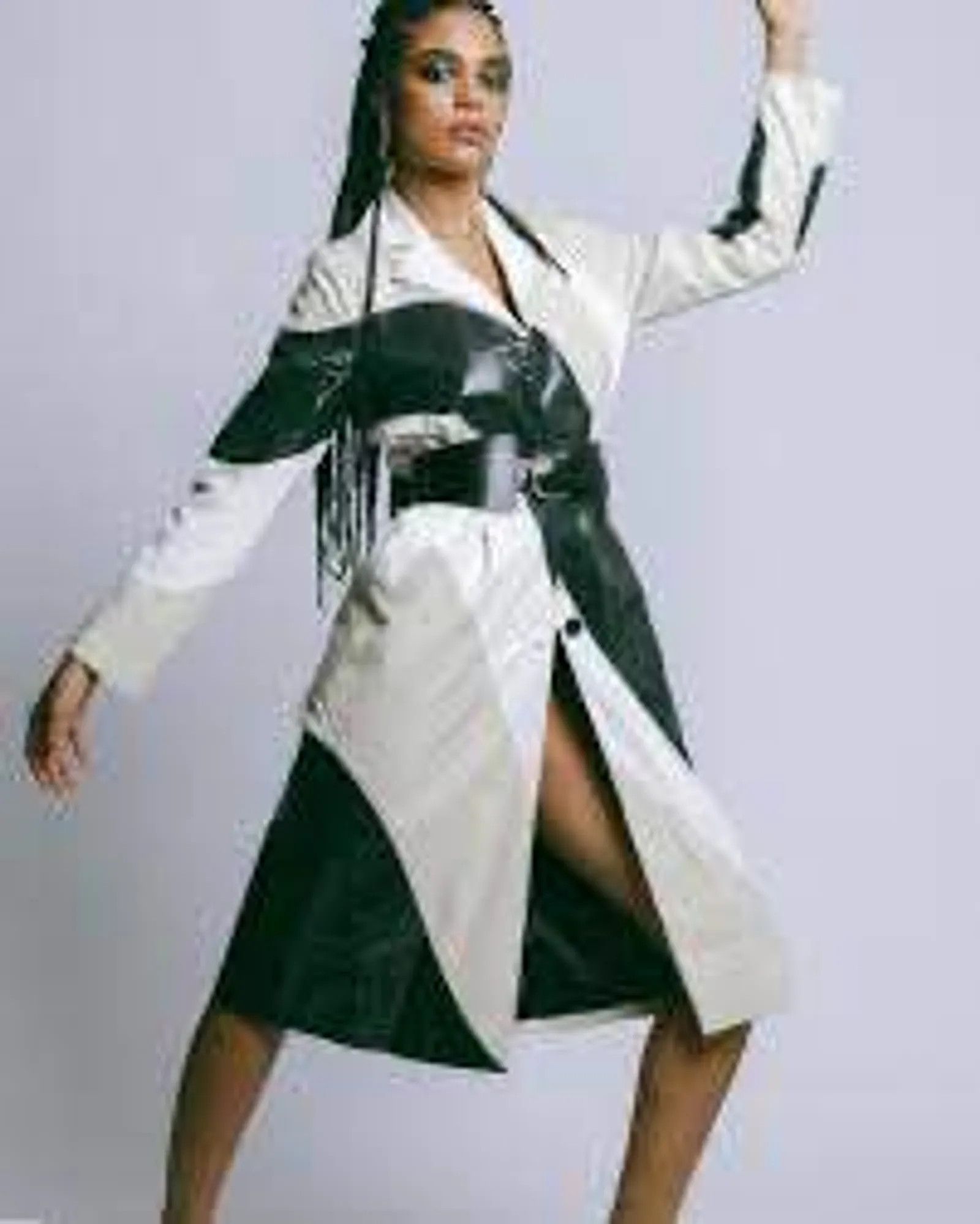 & Other Stories & Other Stories Belted Colour Block Coat Coat Size XS / US 0-2 / IT 36-38 - 6 Thumbnail