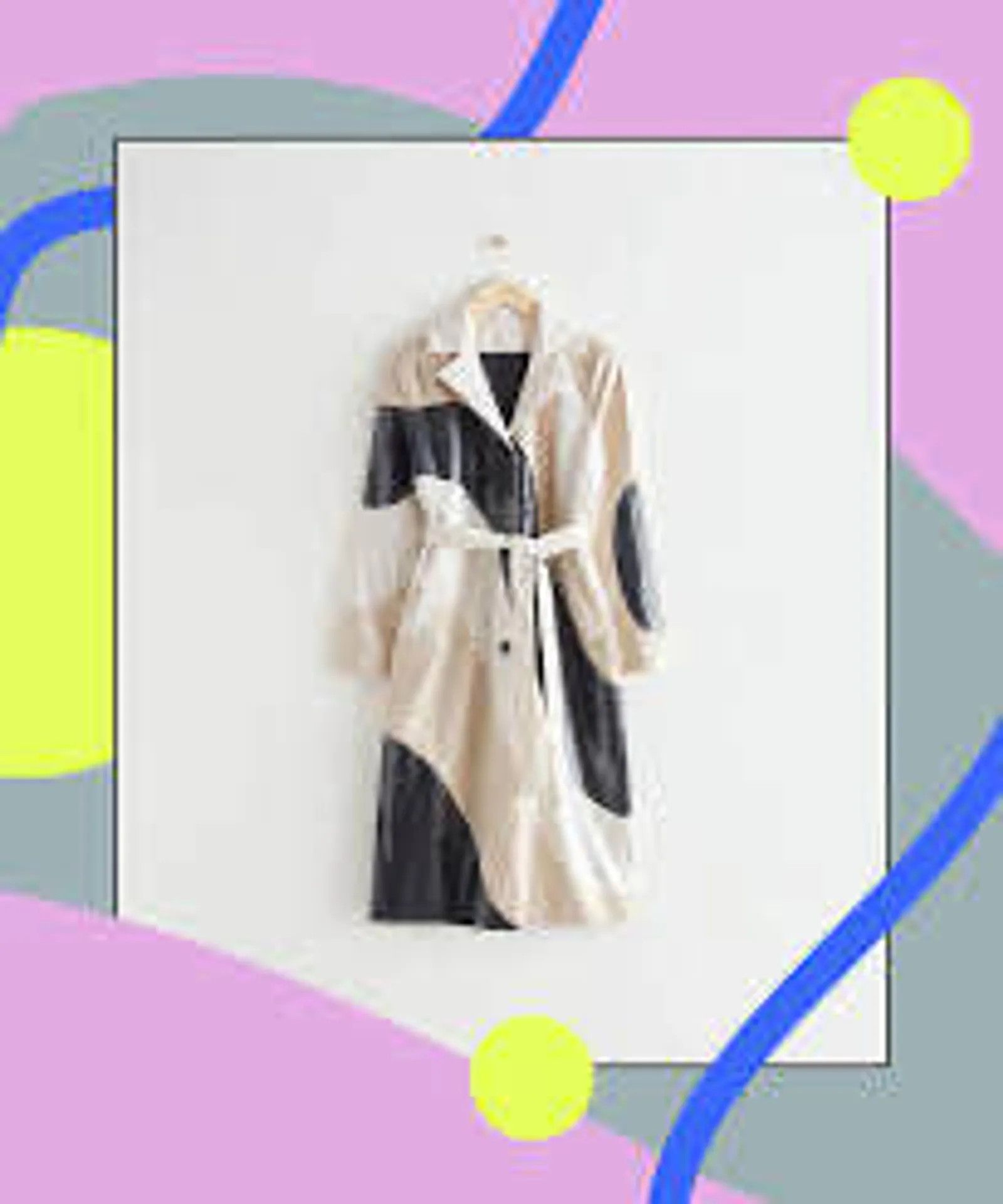 & Other Stories & Other Stories Belted Colour Block Coat Coat Size XS / US 0-2 / IT 36-38 - 7 Thumbnail