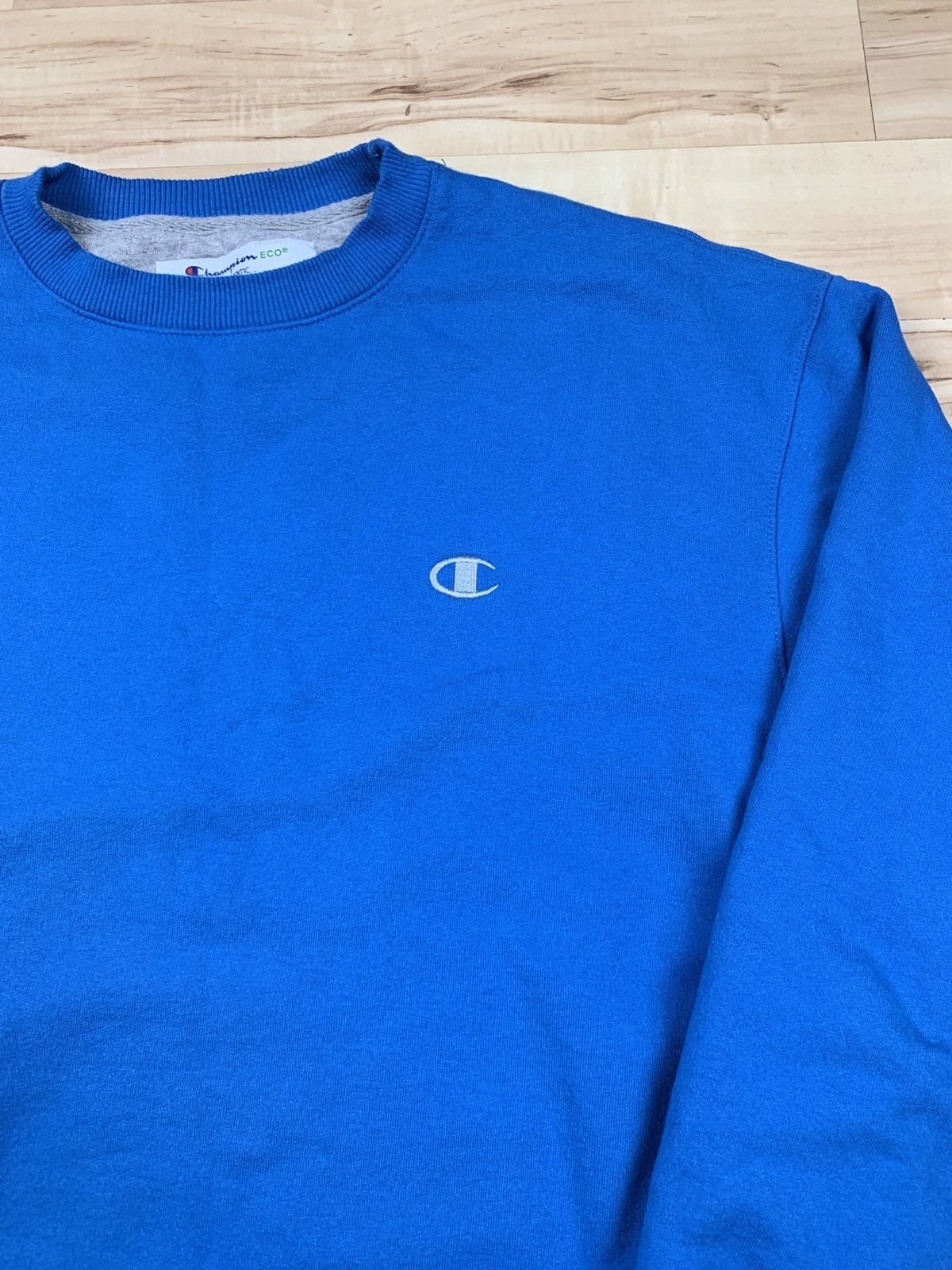 Vintage Champion Crewneck Sweatshirt Light Blue Size US L / EU 52-54 / 3 - 2 Preview