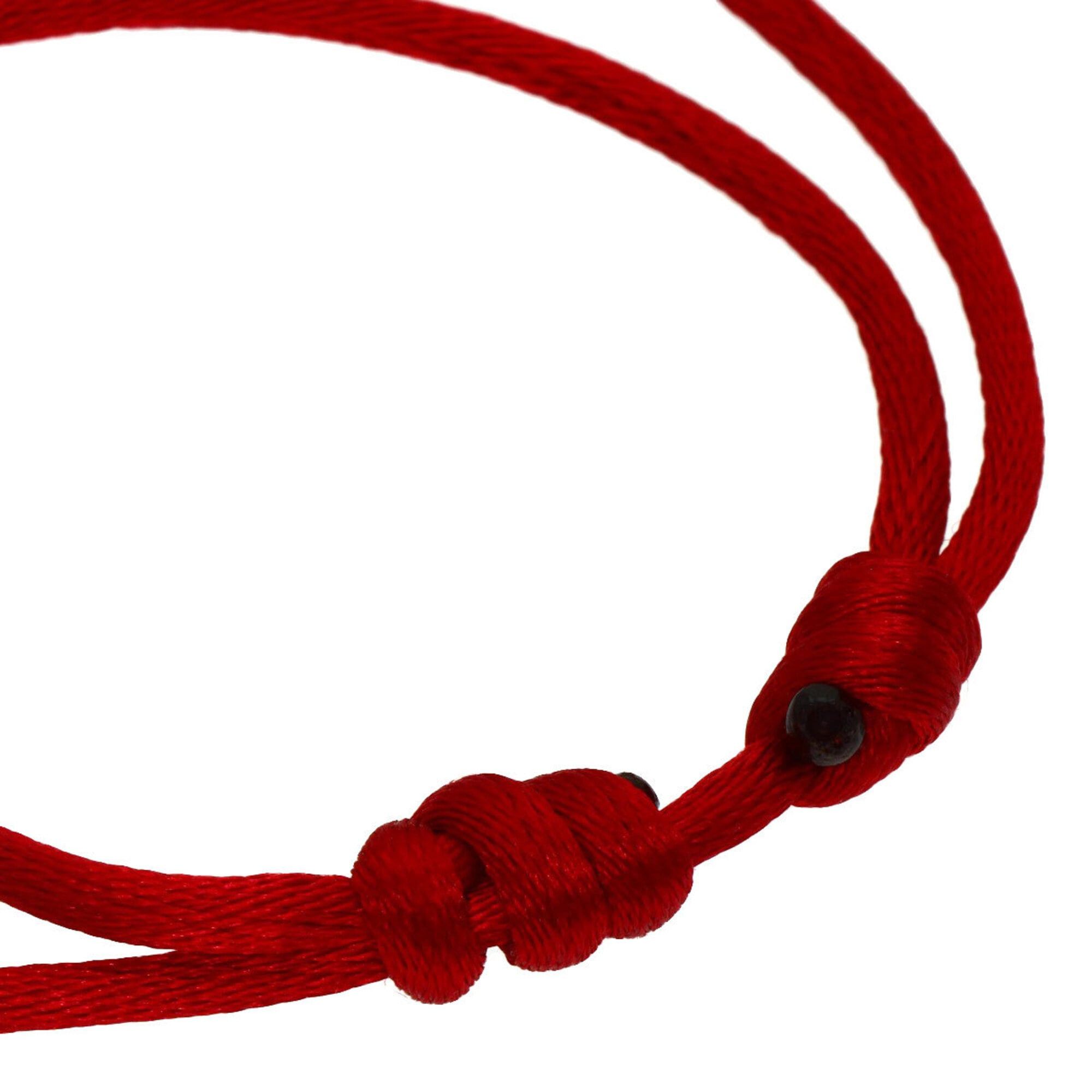 Cartier Cartier Trinity Red Cord Bracelet 18K Yellow Gold/18K Pink White Gold Women's CARTIER Size ONE SIZE - 4 Thumbnail