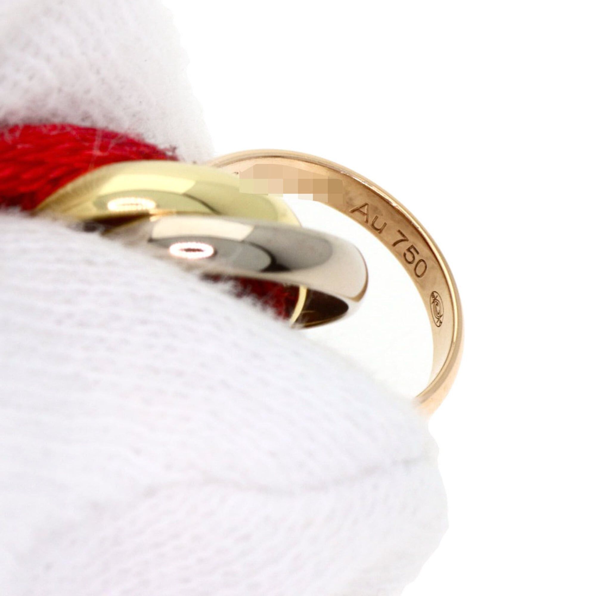 Cartier Cartier Trinity Red Cord Bracelet 18K Yellow Gold/18K Pink White Gold Women's CARTIER Size ONE SIZE - 6 Thumbnail